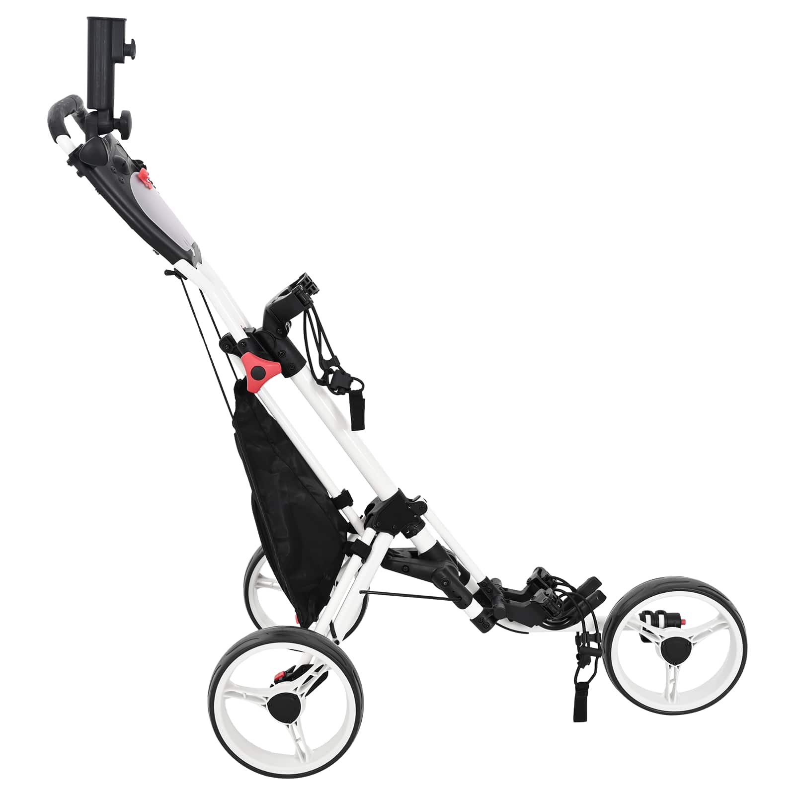 Golf Trolej Crna i bijela 100 x 69 x 114 cm Aluminij
