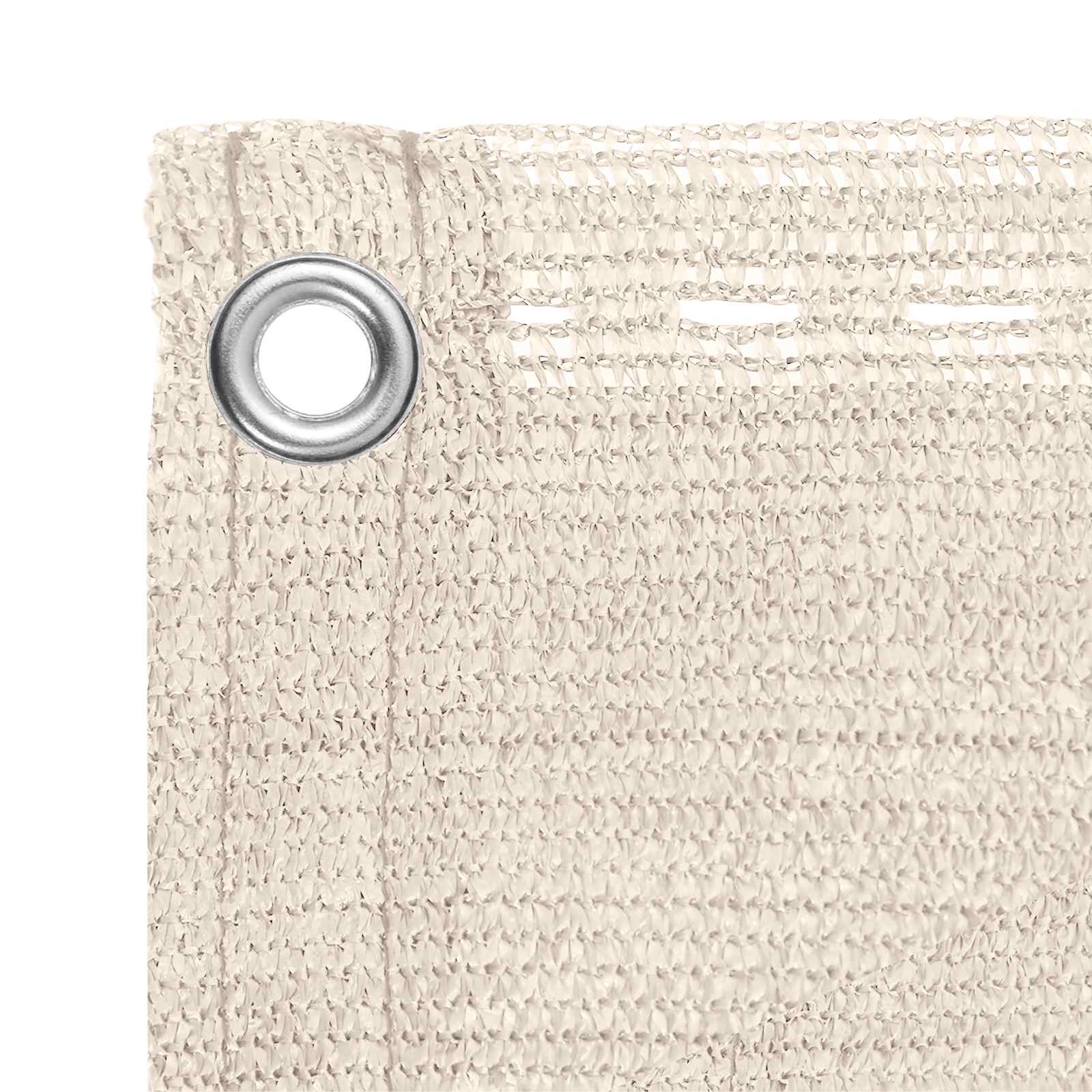 Balcony ekran Krem 90 x 800 cm HDPE i Aluminij