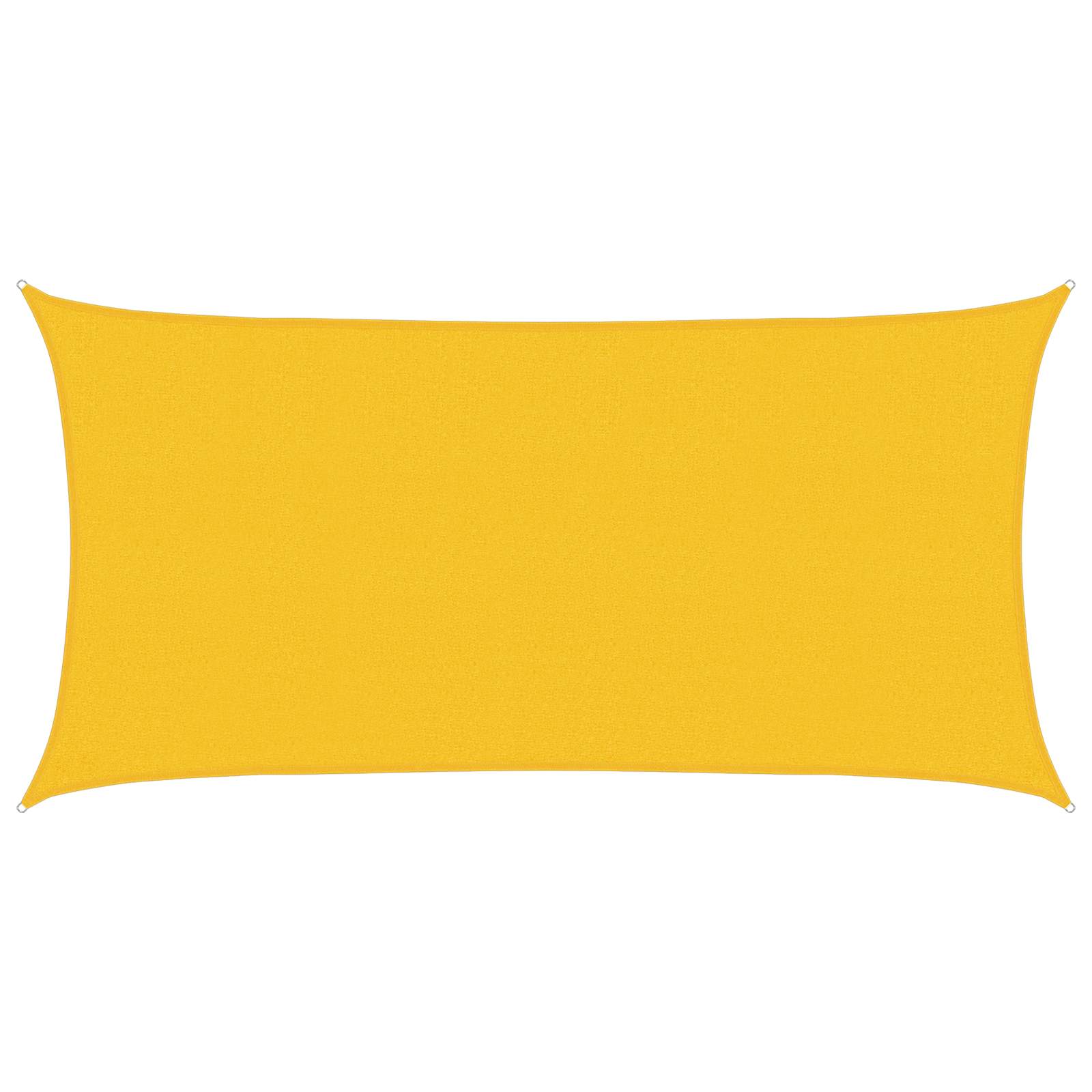 Jedrilica za sunčevu sjenu Žuta 2 x 6 m HDPE