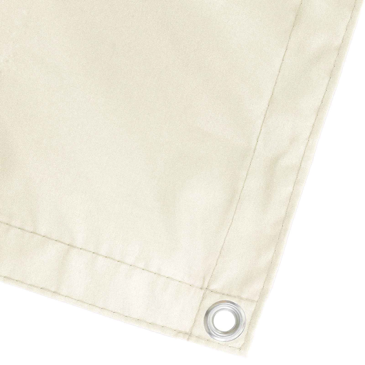 Zaslon za privatnost na balkonu 180 x 500 cm Polyester Krem