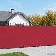 Zaslon za privatnost na balkonu 200 x 400 cm Crvena