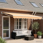 Povlačivi tende Pijesak 4 x 2 m Poliester i aluminij