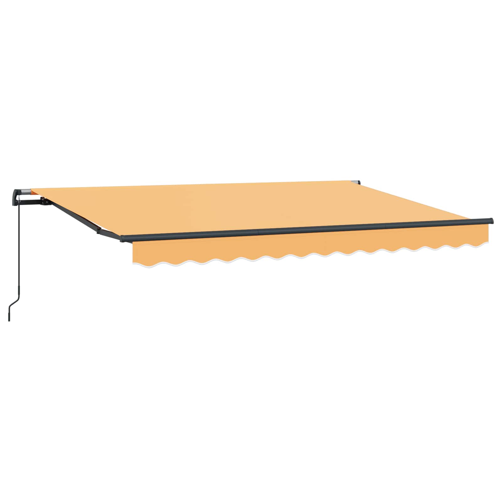 Povlačivi tende Pijesak 350 x 250 cm Poliester i aluminij