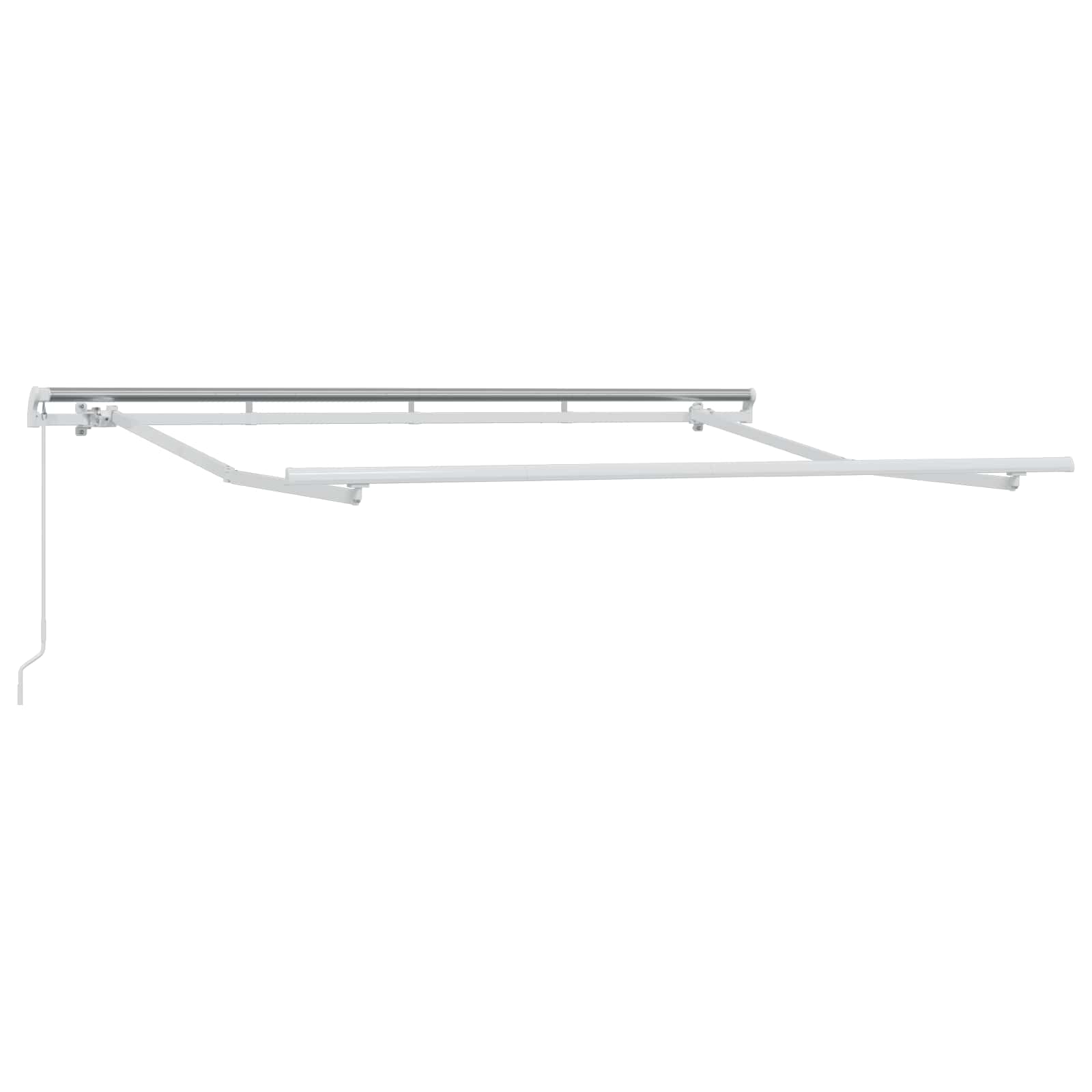 Povlačivi tende Sivosmeđa 400 × 300 cm Poliester i aluminij