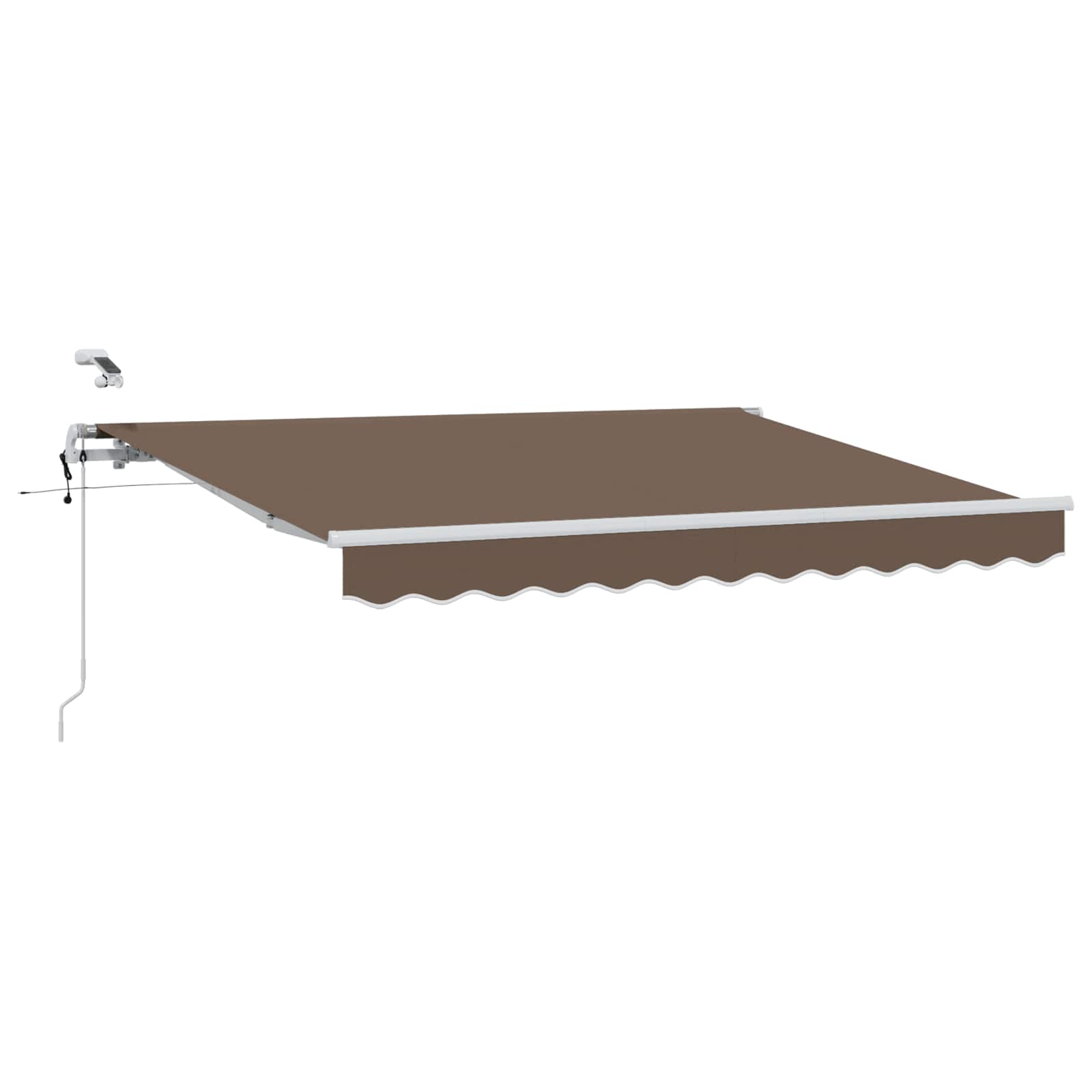 Tkanina za tende Sivosmeđa 400 × 300 cm Poliester