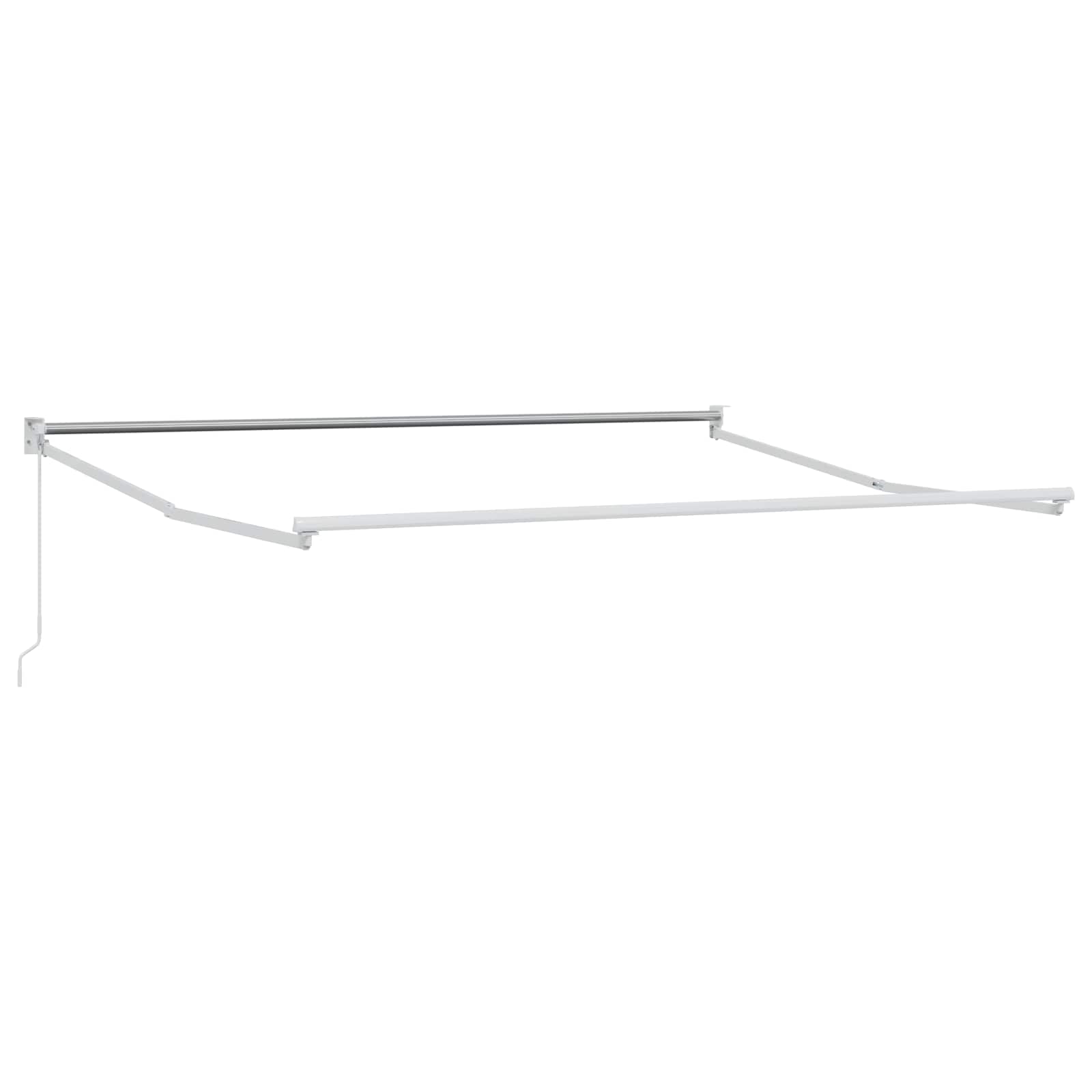 Povlačivi tende Pijesak 4 × 3 m 100% Poliester i Aluminij