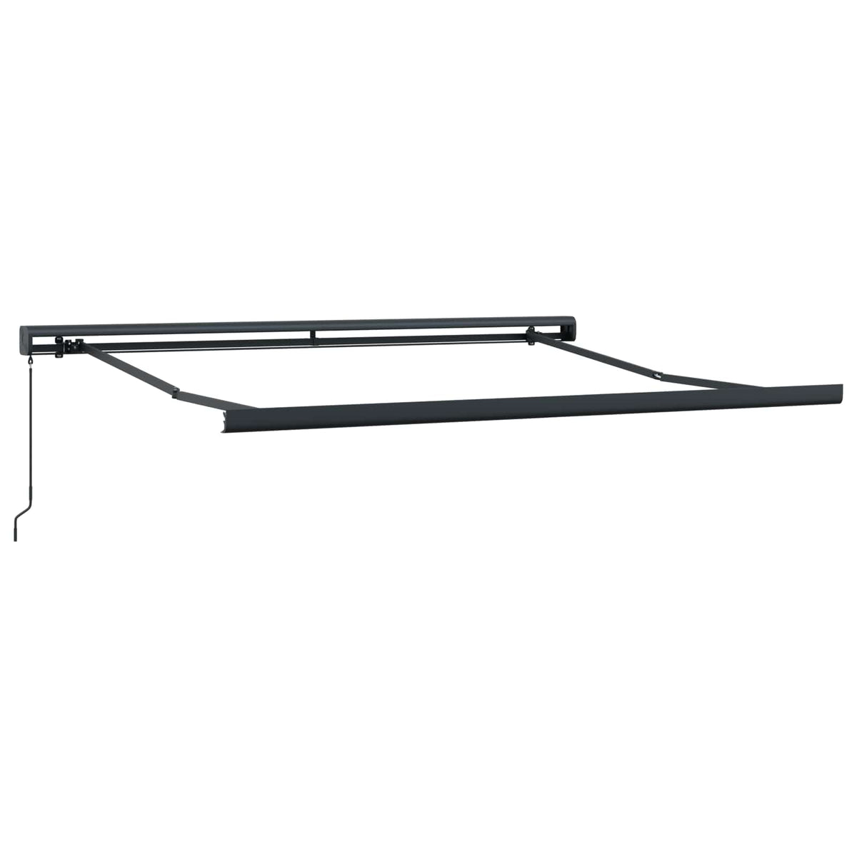 Povlačivi tende Svijetlo siva i bijela. 450 × 300 cm