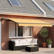 Povlačivi tende Pijesak 450 × 350 cm Tkanina i Aluminij