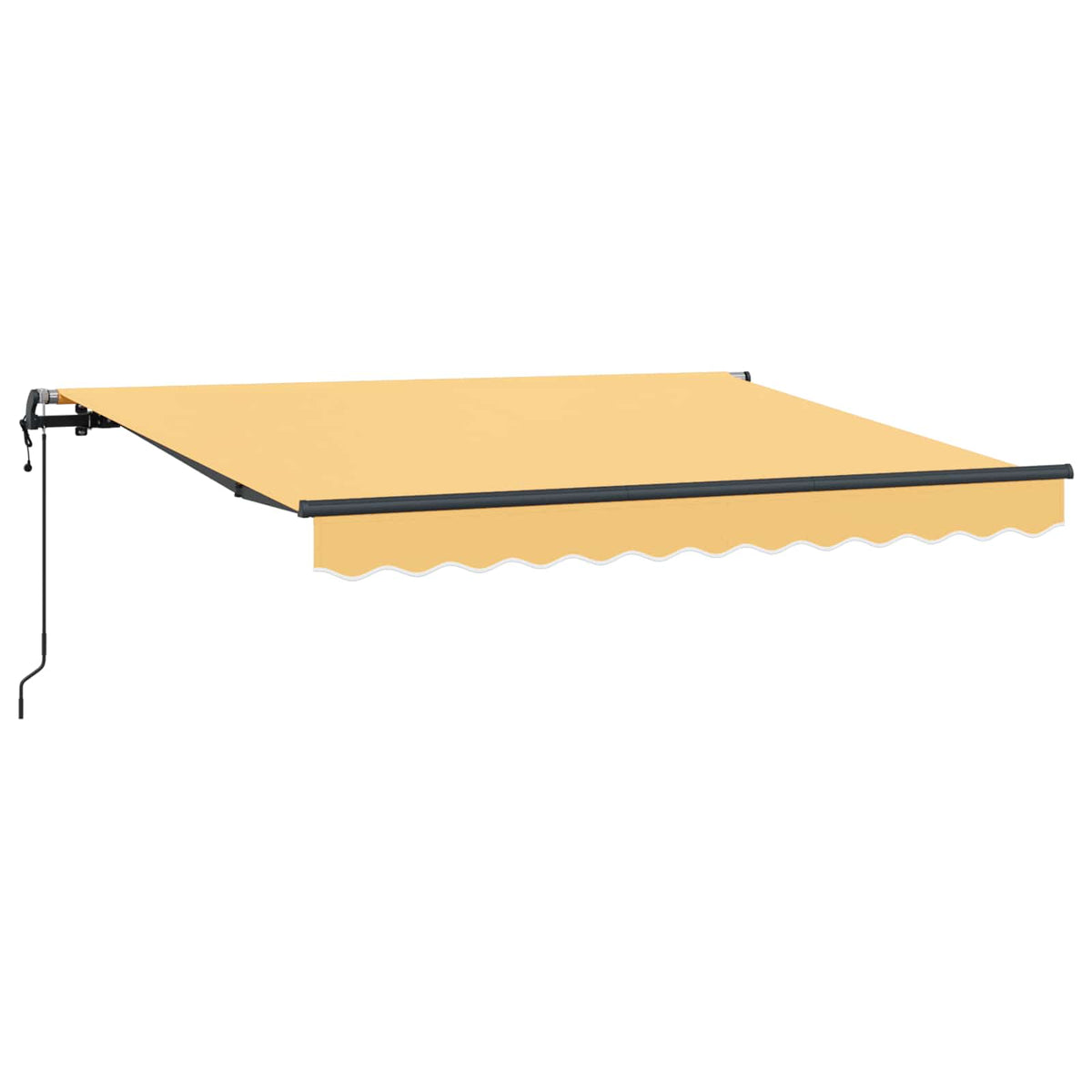 Povlačivi tende Pijesak 450 × 350 cm Tkanina i Aluminij