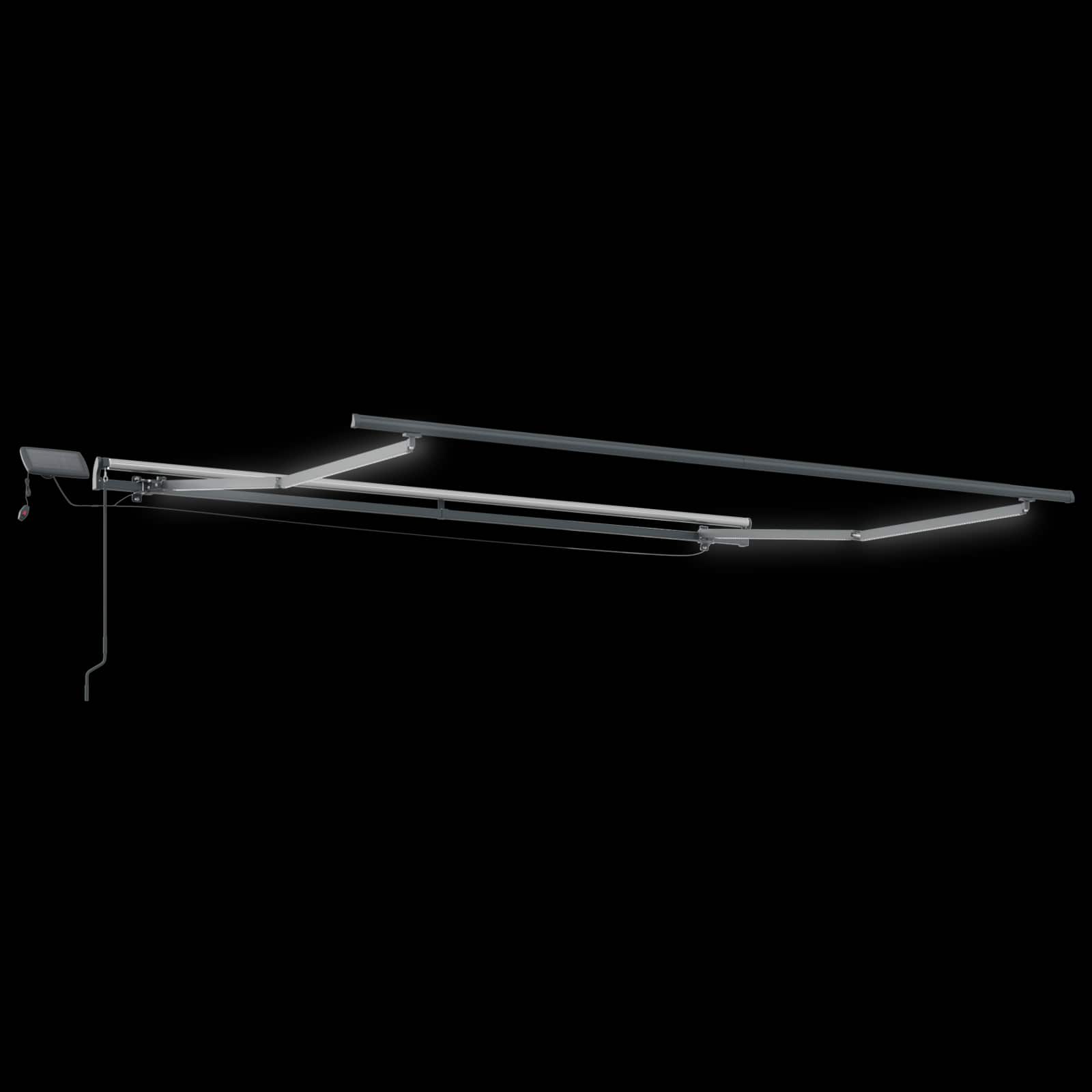 Povlačivi tende Pijesak 500 × 350 cm Tkanina i Aluminij