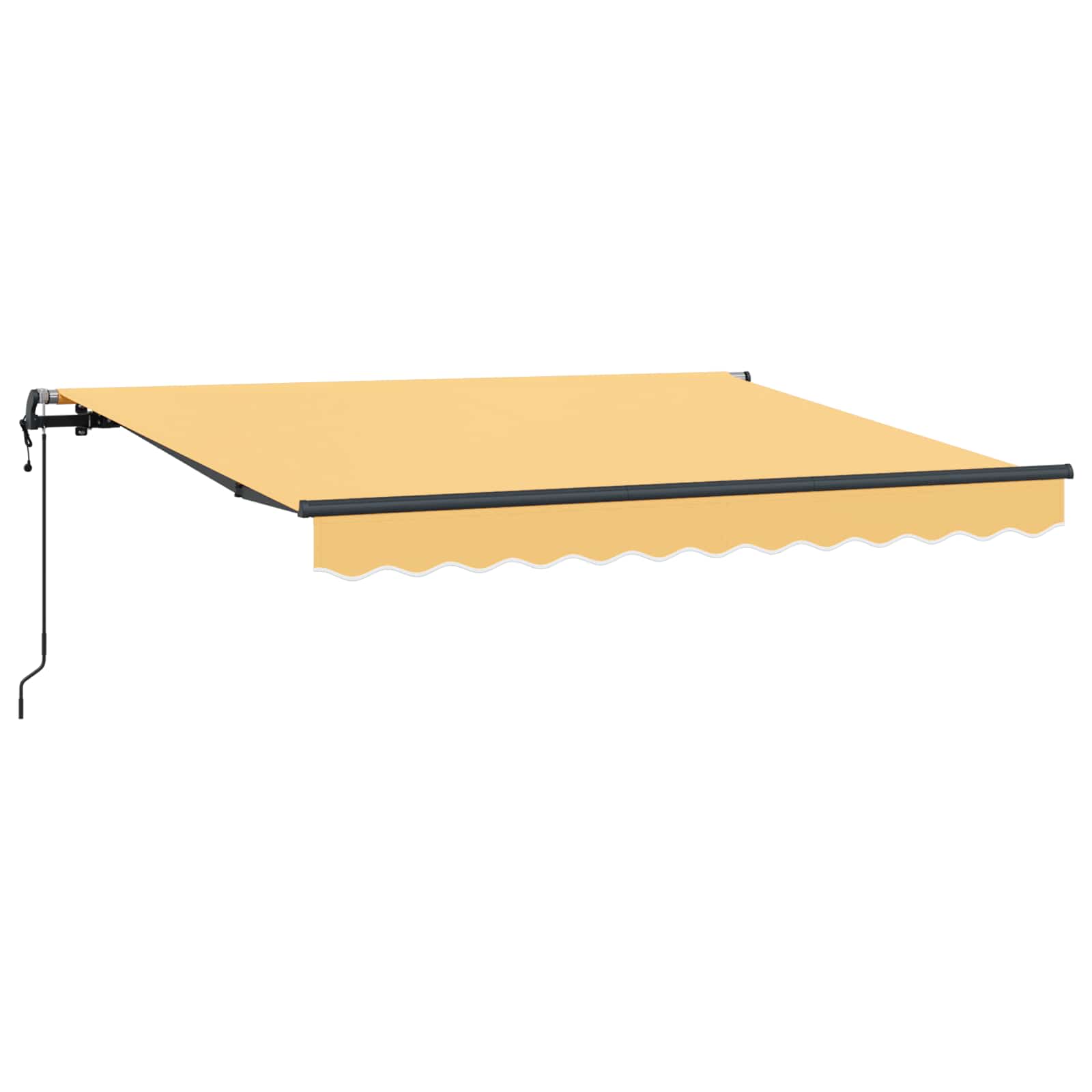 Povlačivi tende Pijesak 600 × 300 cm Tkanina i Aluminij