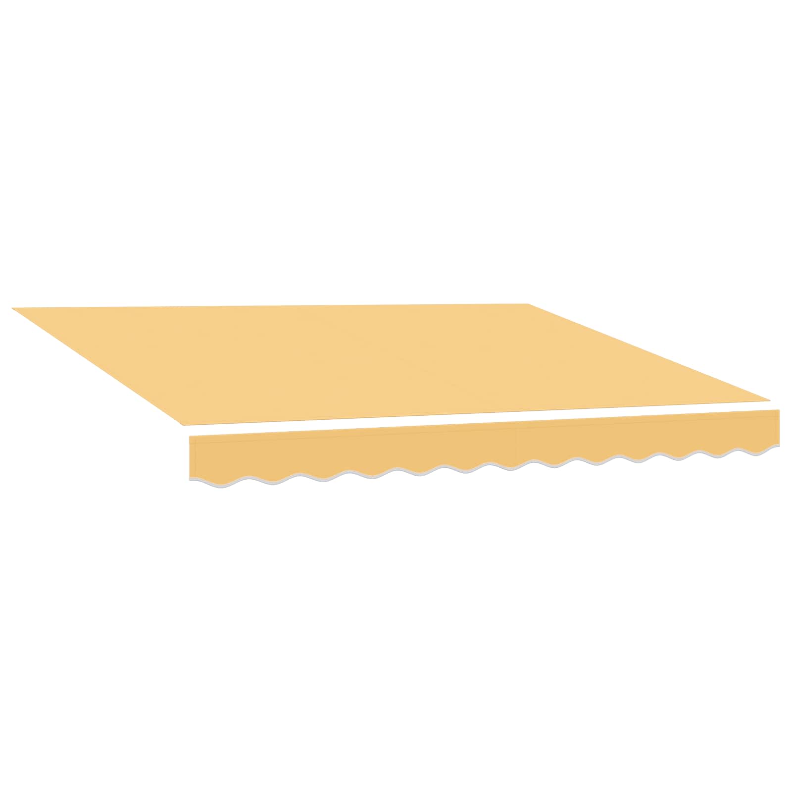 Povlačivi tende Pijesak 600 × 300 cm Tkanina i Aluminij