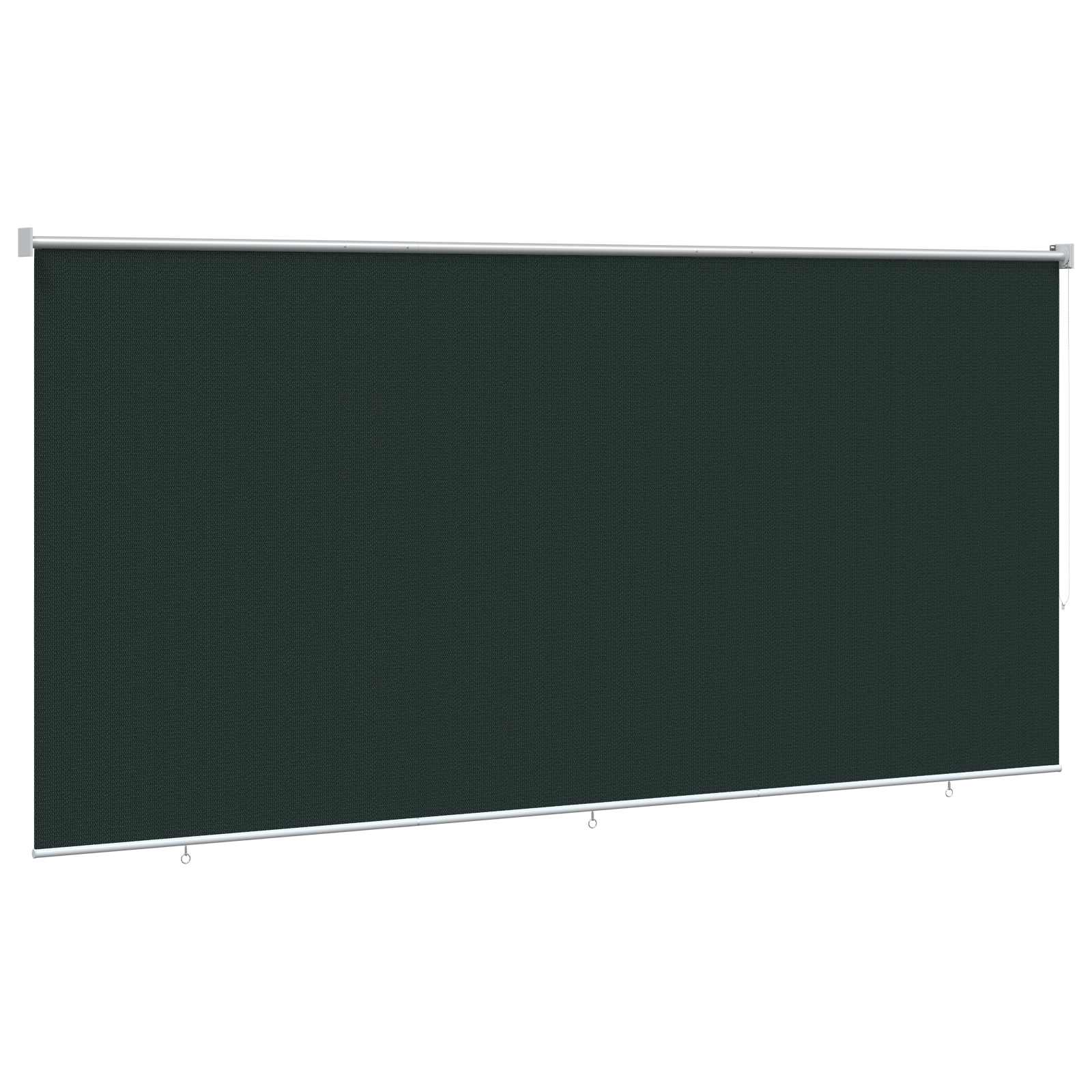 Vanjska roleta 90% blokada UV zraka Tamnozelena 400 x 140 cm