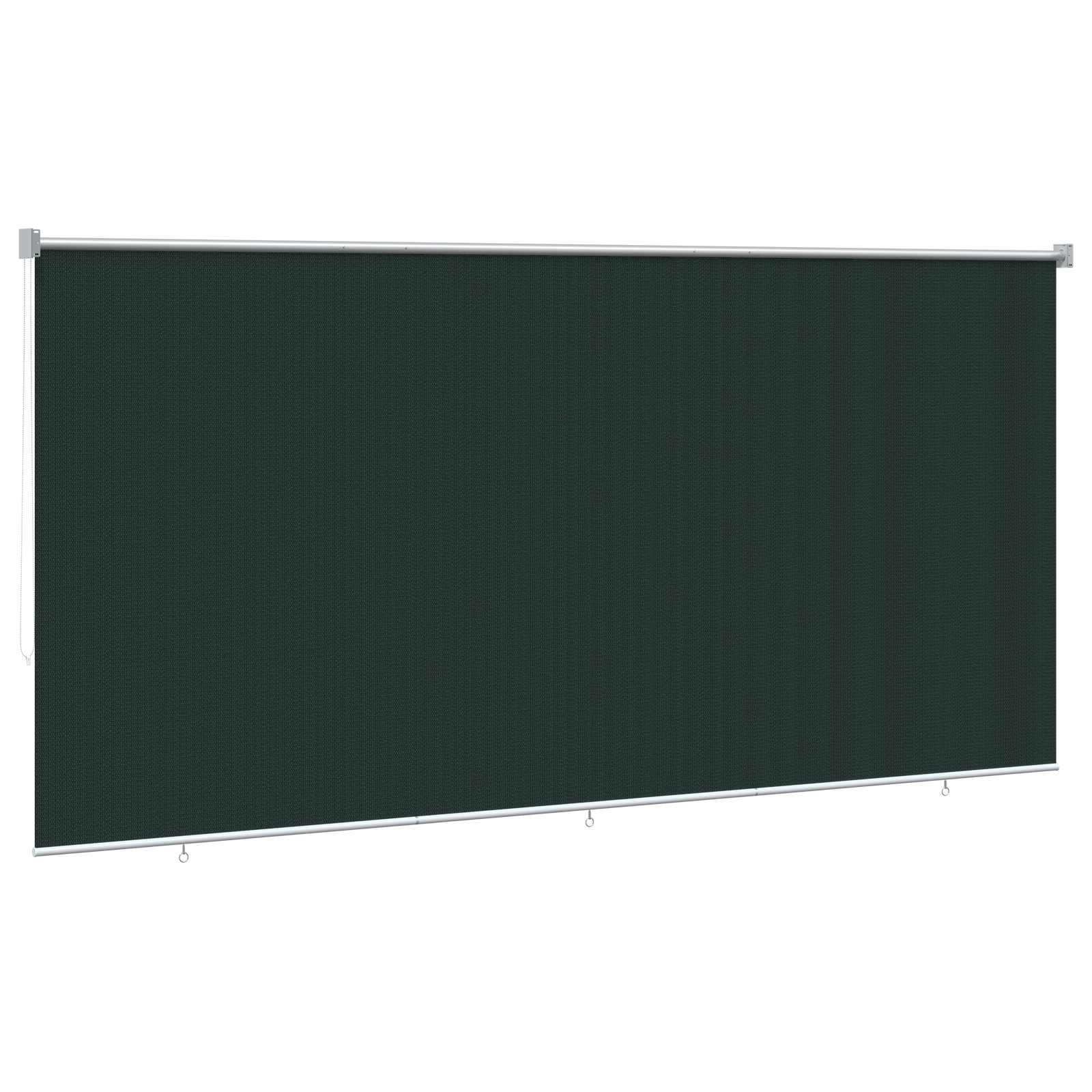 Vanjska roleta 90% blokada UV zraka Tamnozelena 400 x 140 cm