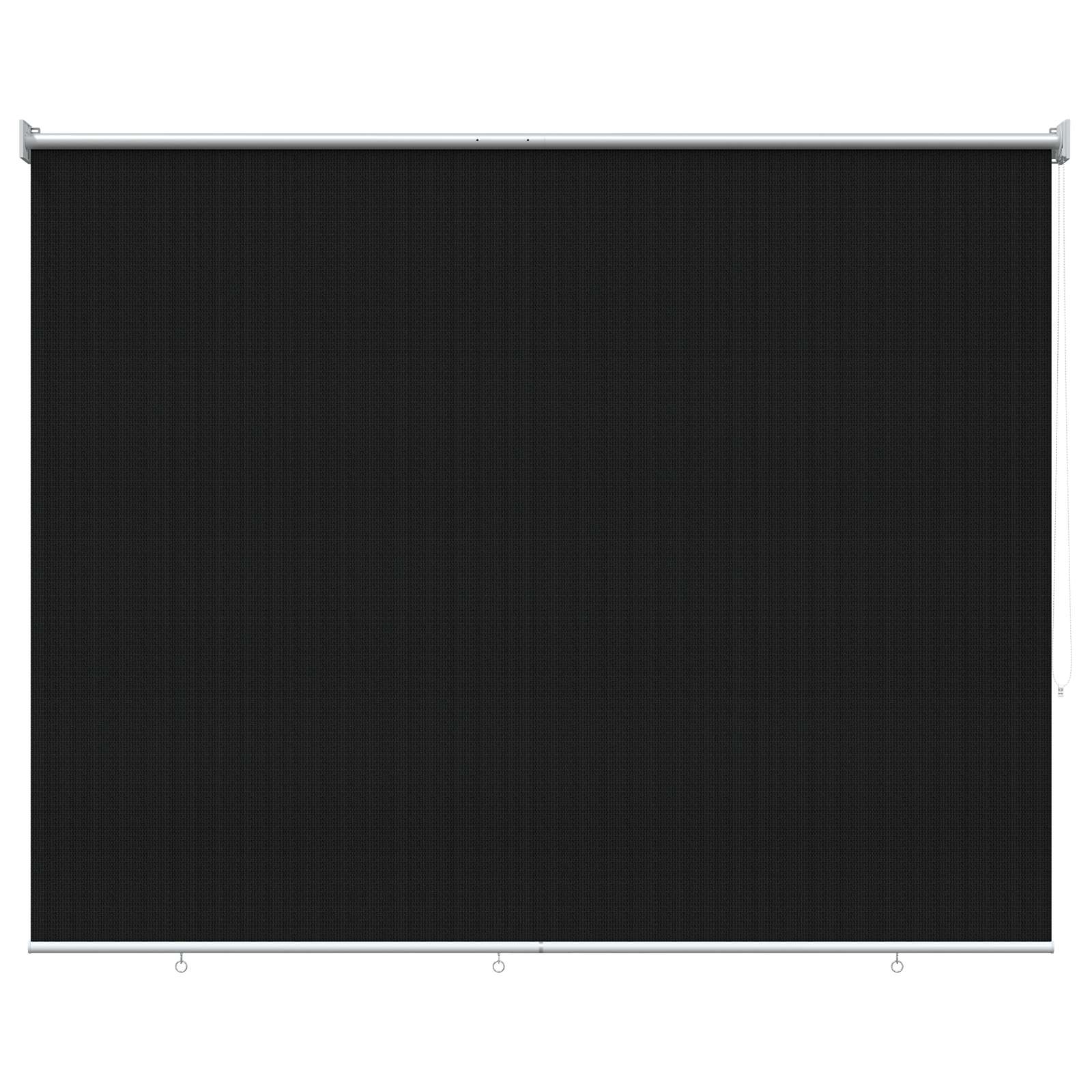 Vanjska roleta 90% blokada UV zraka Crna 200 x 140 cm HDPE