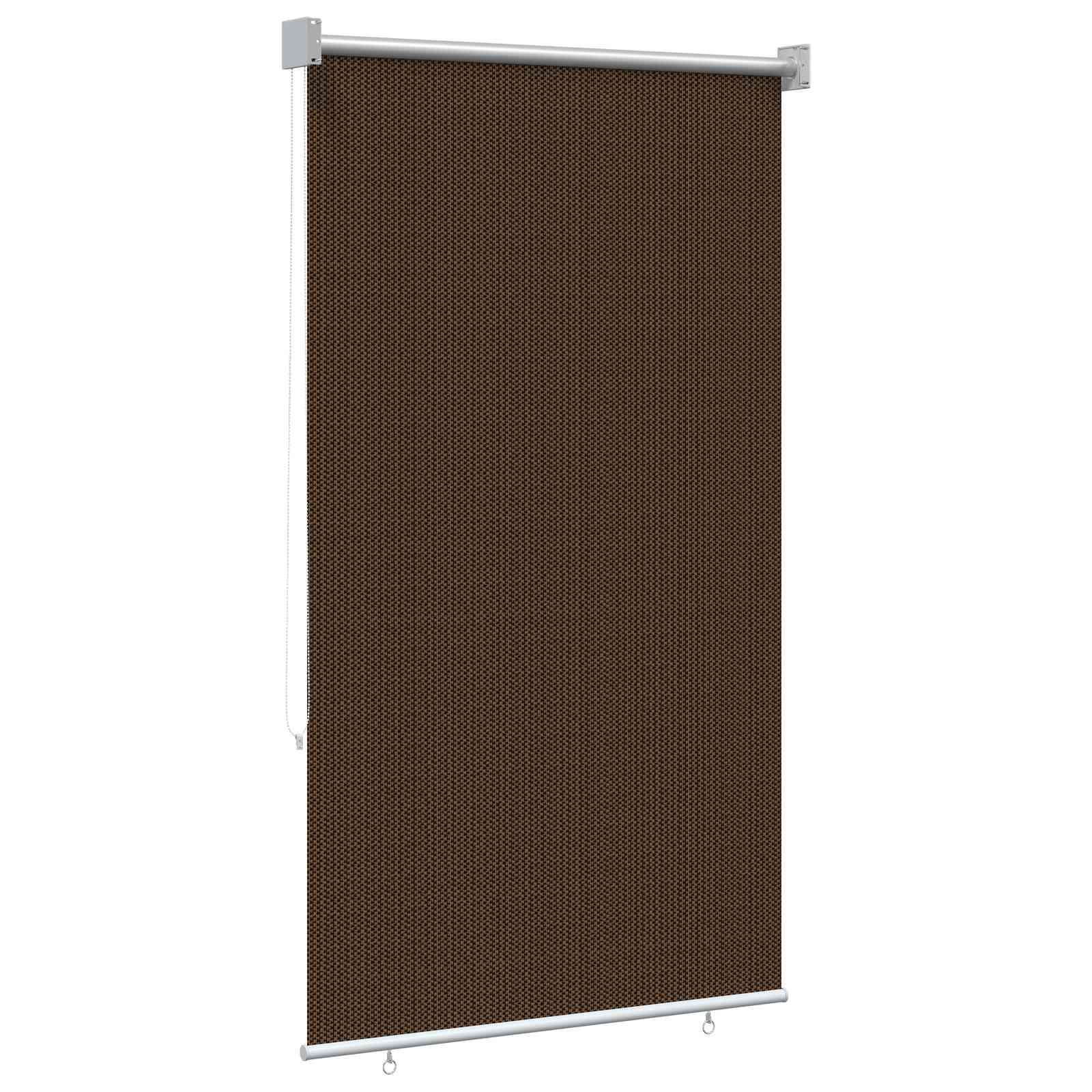 Vanjska roleta 90% blokada UV zraka Smeđa 80 x 230 cm HDPE
