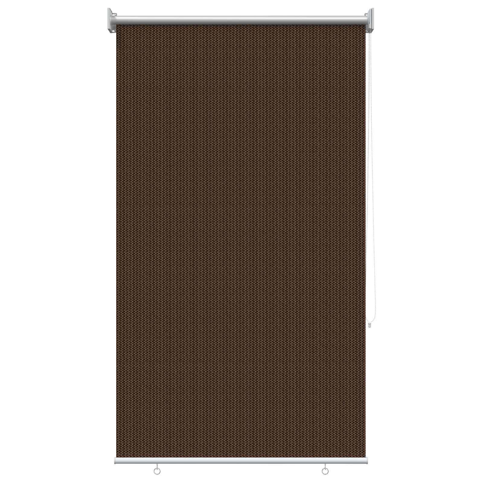 Vanjska roleta 90% blokada UV zraka Smeđa 80 x 230 cm HDPE