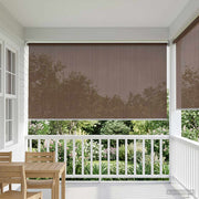Vanjska roleta 90% blokada UV zraka Sivosmeđa 140 x 230 cm HDPE