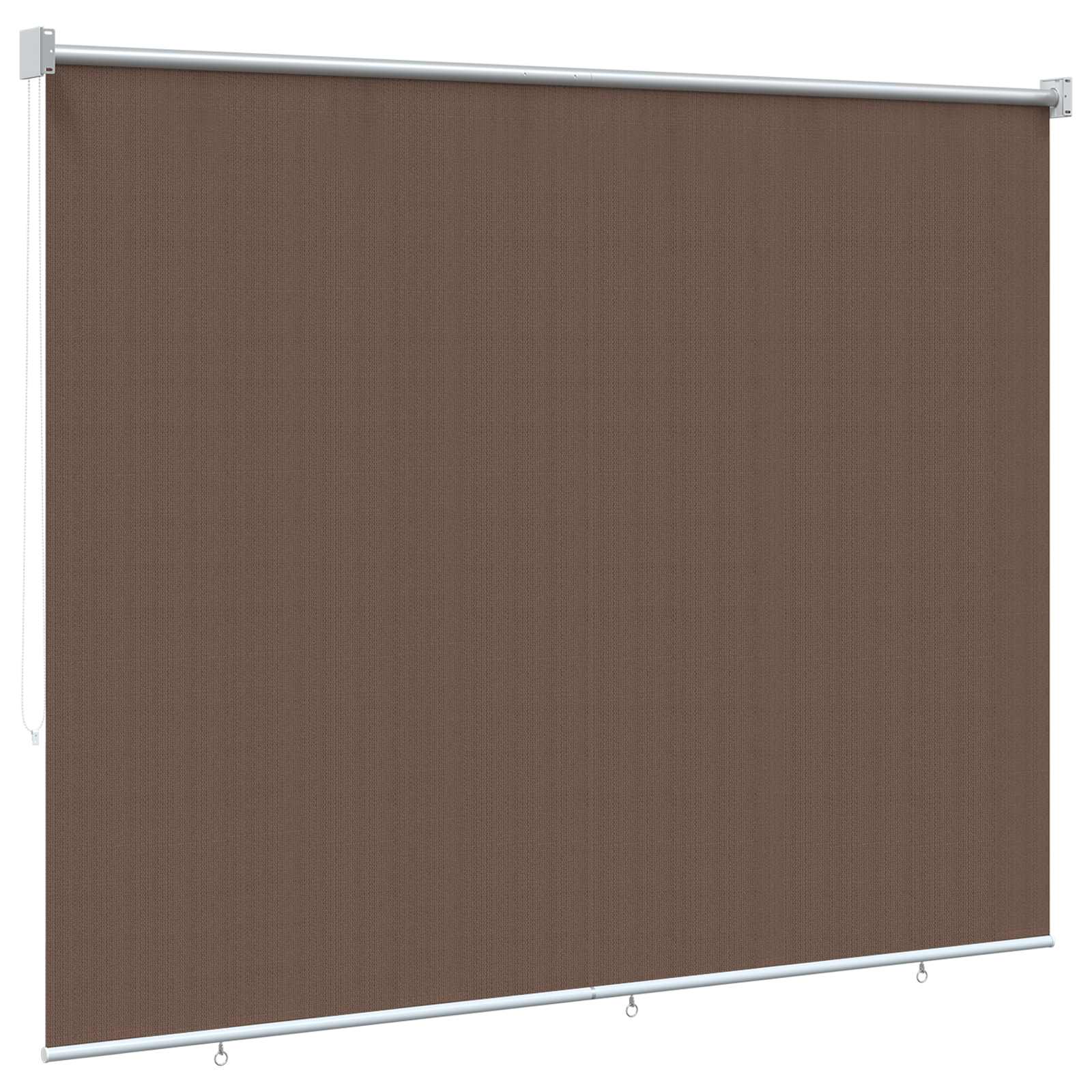Vanjska roleta 90% blokada UV zraka Sivosmeđa 180 x 230 cm HDPE