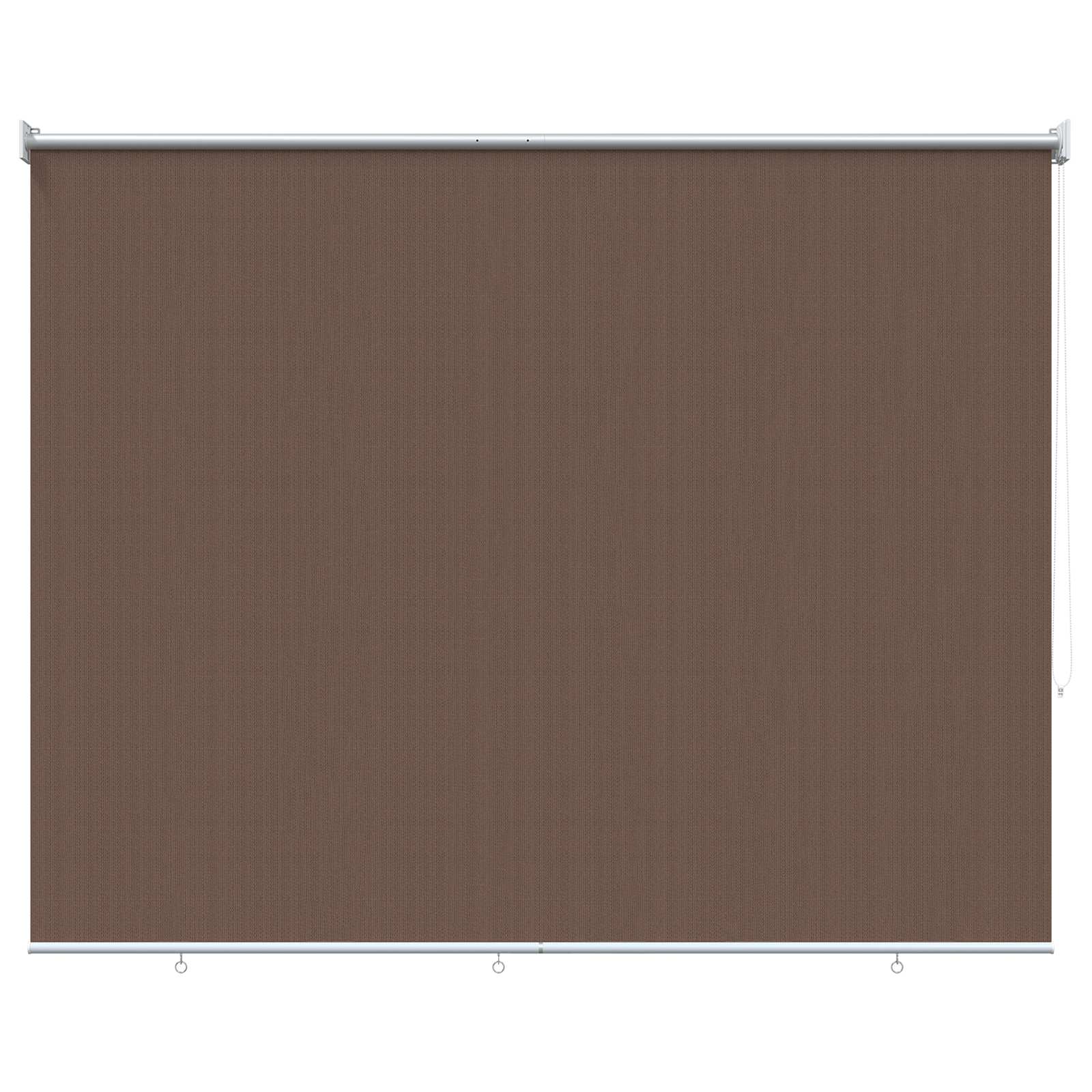 Vanjska roleta 90% blokada UV zraka Sivosmeđa 180 x 230 cm HDPE