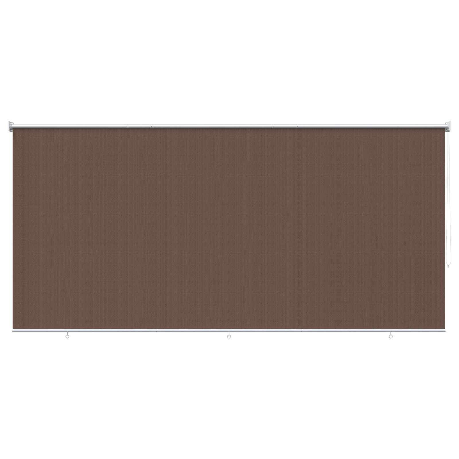 Vanjska roleta 90% blokada UV zraka Sivosmeđa 350 x 230 cm HDPE