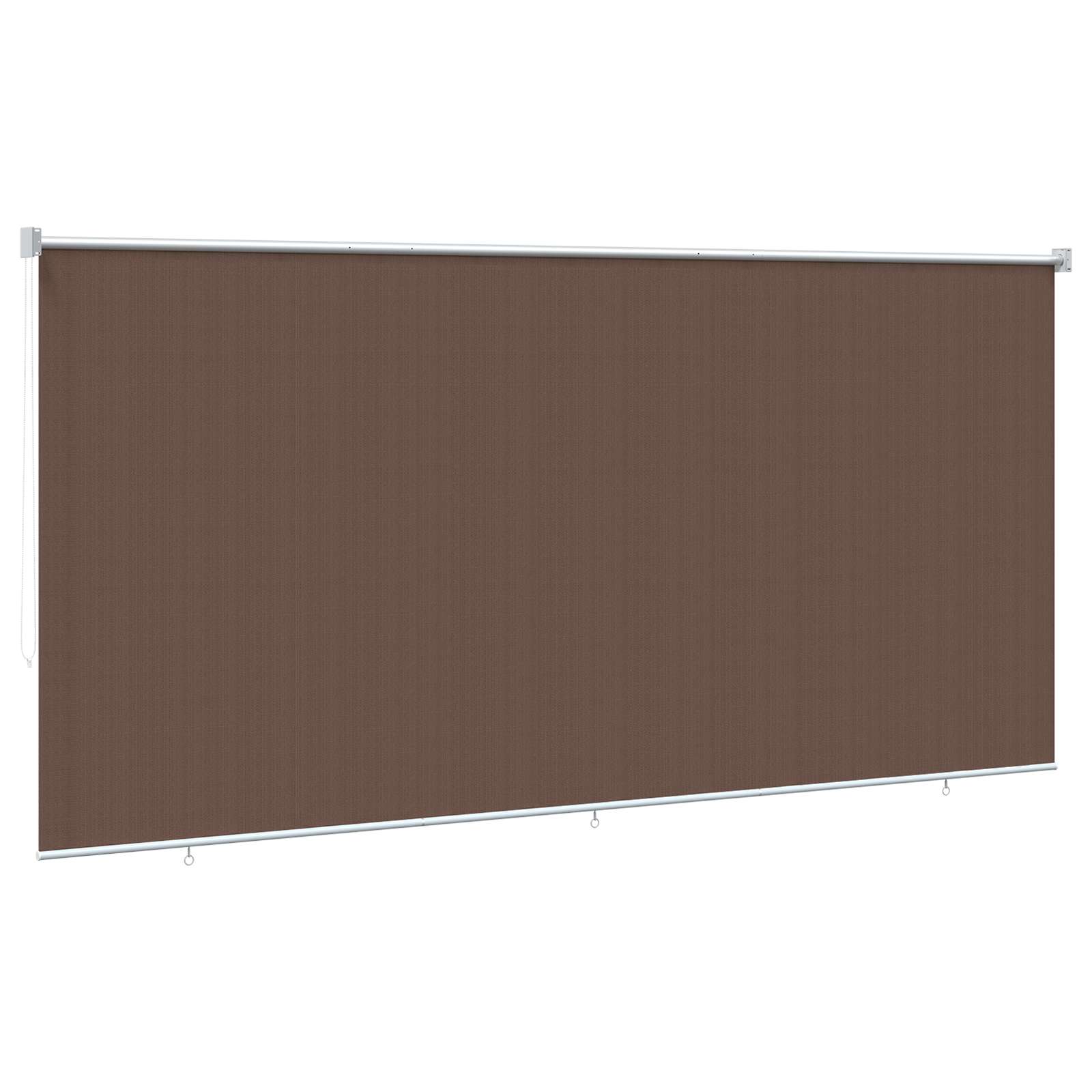 Vanjska roleta 90% blokada UV zraka Sivosmeđa 400 x 230 cm HDPE