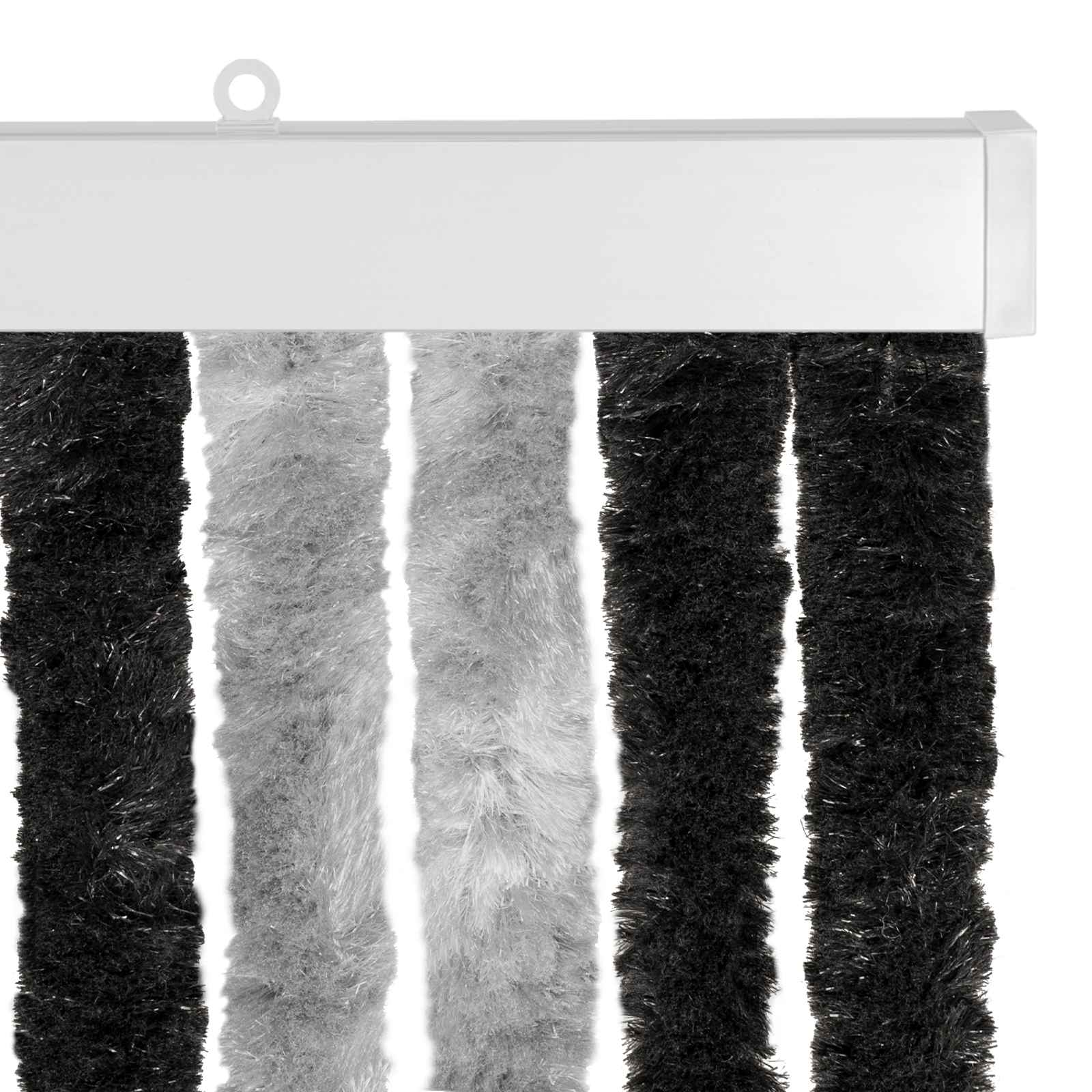 Zavjesa protiv insekata Chenille Siva i crna 56 x 185 cm