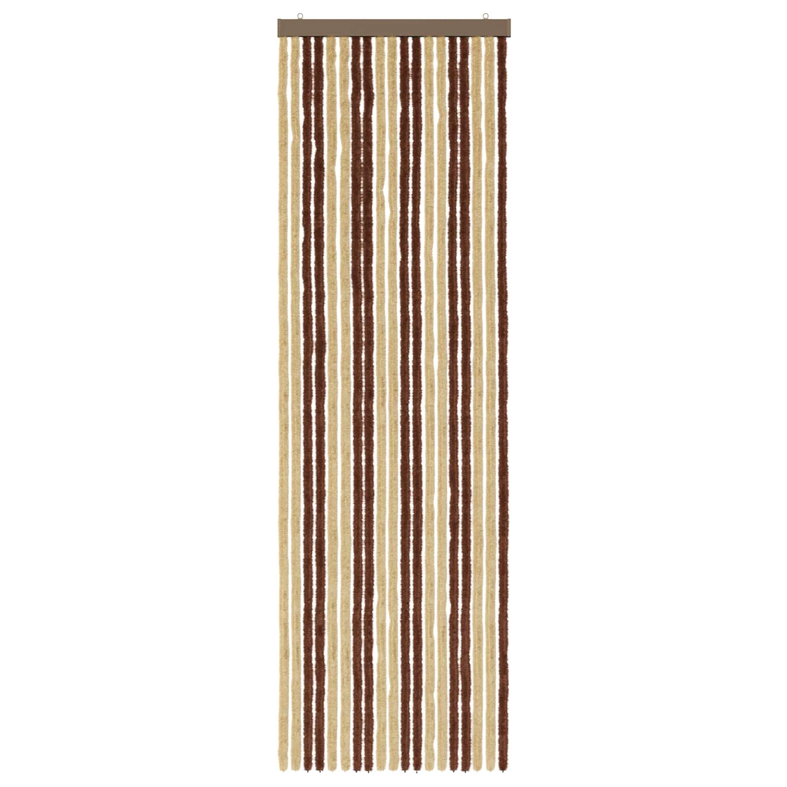 Zavjesa protiv insekata Chenille Smeđa i bež 56 x 185 cm