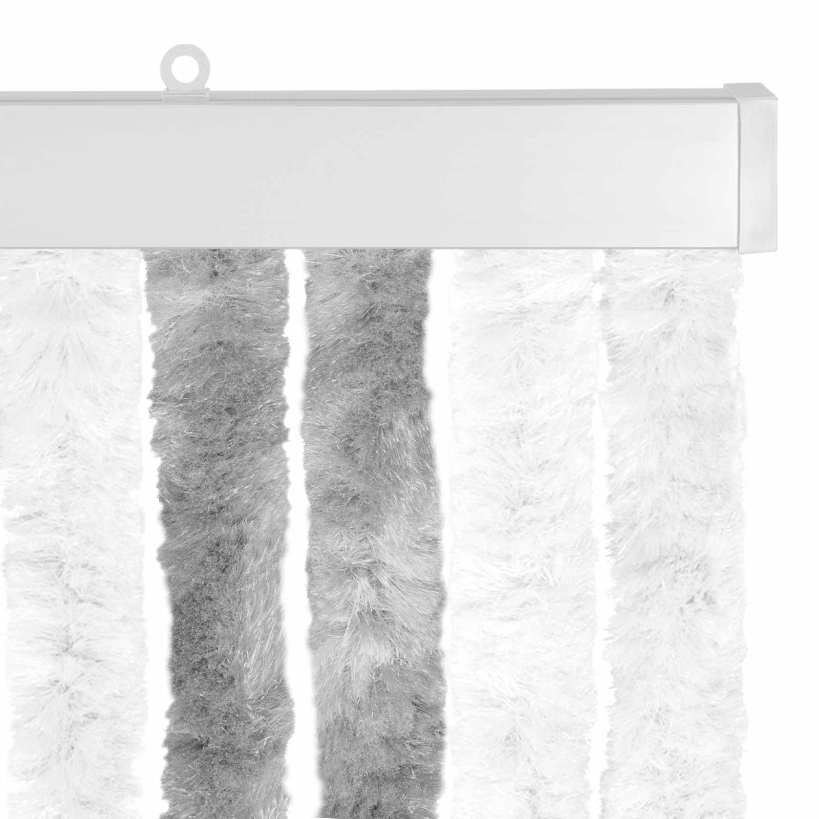 Zavjesa protiv insekata Chenille Siva i bijela 56 x 185 cm