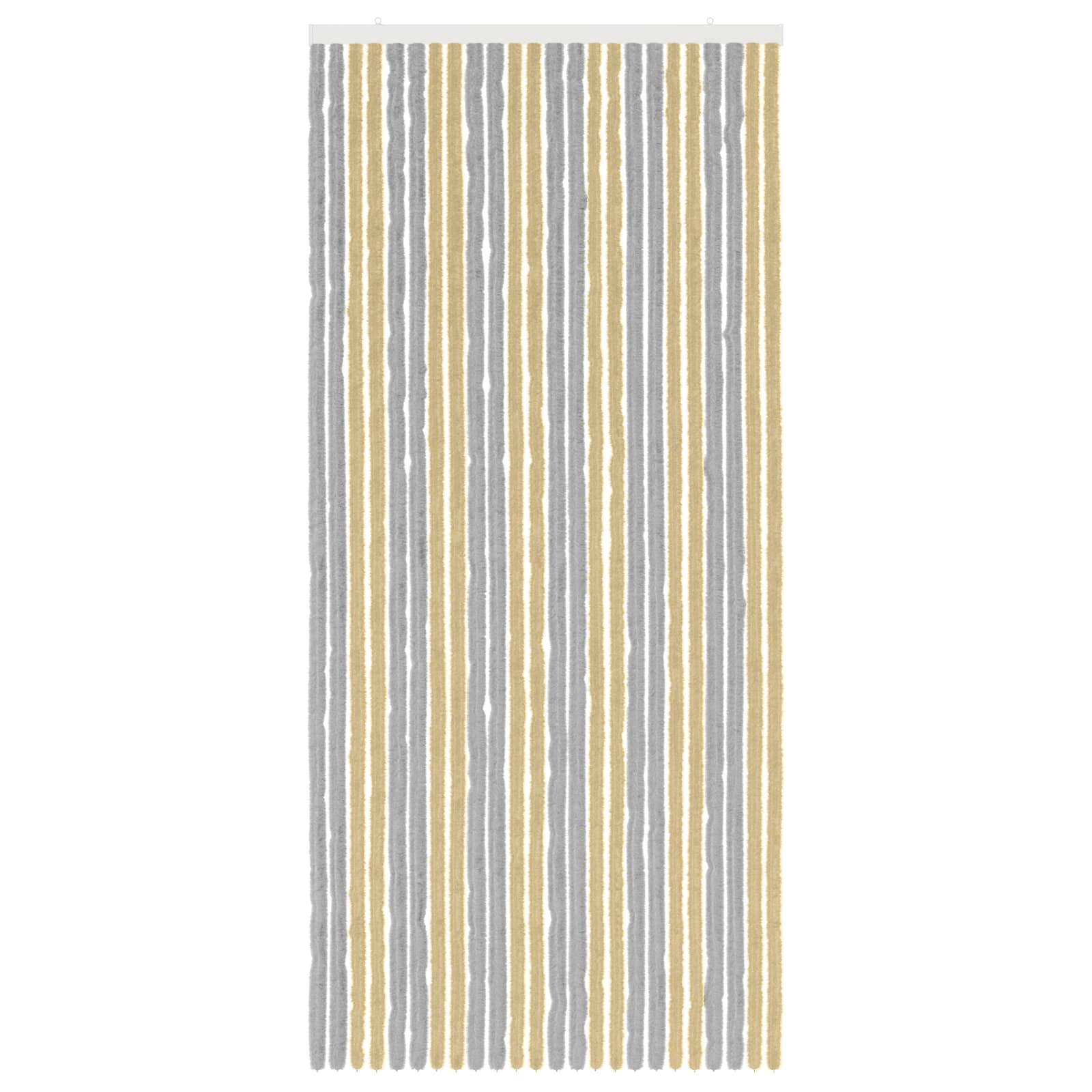 Zavjesa protiv insekata Chenille Siva i bež 100 x 220 cm