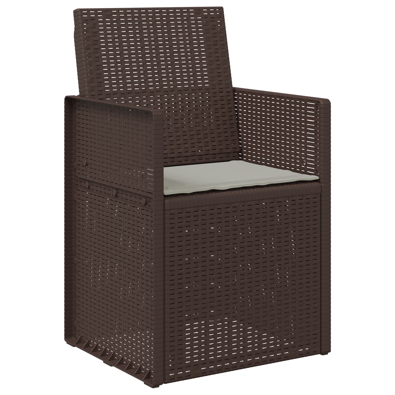 Jastučići za sjedenje 2 pcs Svjetlosiva 47 x 36 x 2 cm