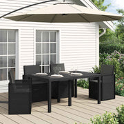 Jastučići za sjedenje i leđa 4 pcs Antracit 47 x 45 x 2 cm