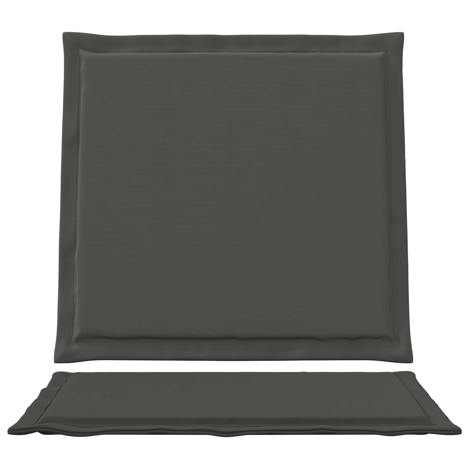Jastučići za sjedenje i leđa 4 pcs Antracit 47 x 45 x 2 cm