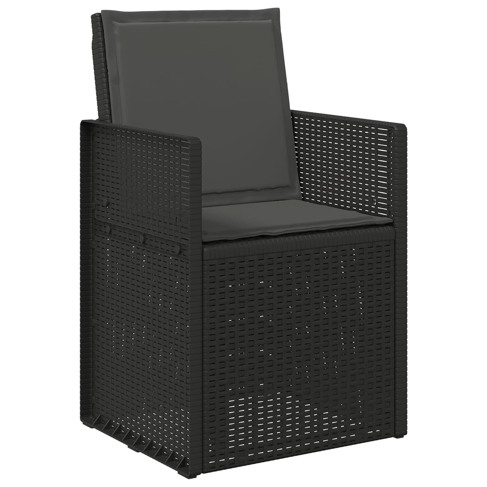 Jastučići za sjedenje i leđa 4 pcs Antracit 47 x 45 x 2 cm