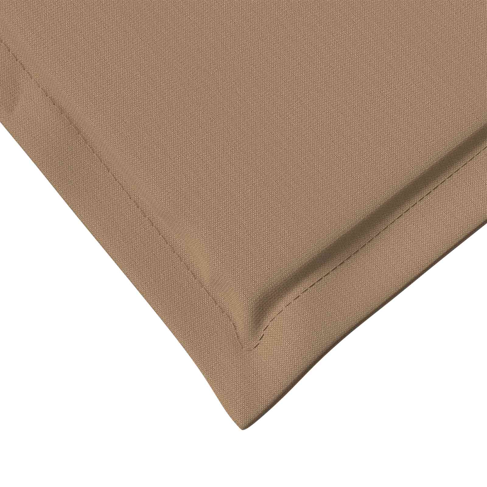 Jastučići za sjedenje i leđa 4 pcs Sivosmeđa 47 x 45 x 2 cm
