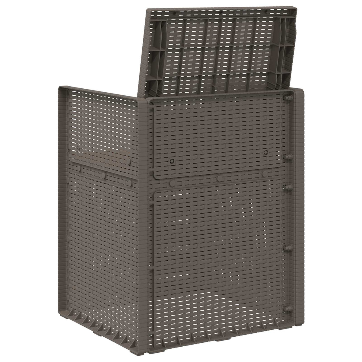Vrtne stolice za blagovanje 2 pcs Svijetlosiva i taupe PP