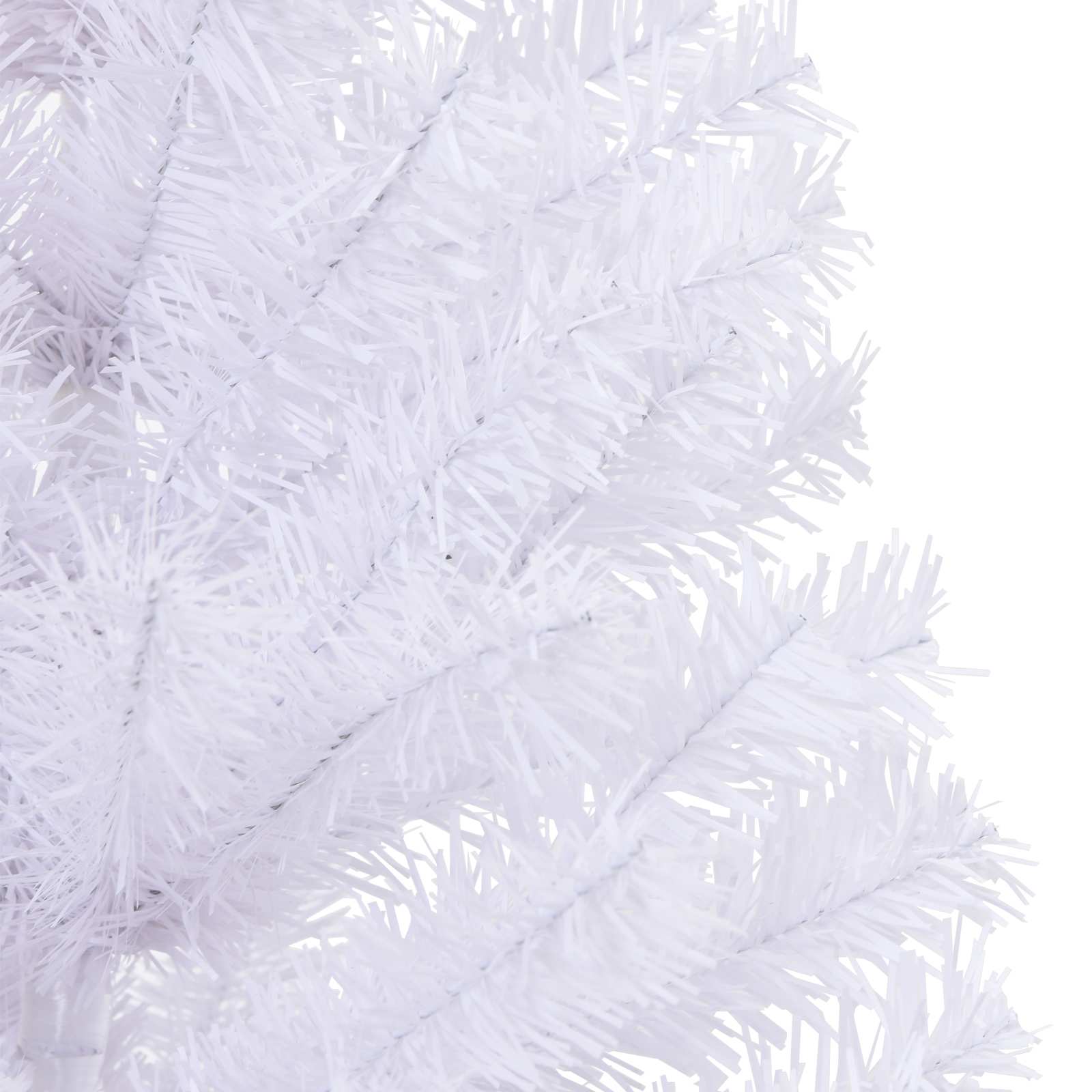 Umjetno božićno drvce s stalakom Bijelo 120 cm PVC i čelik