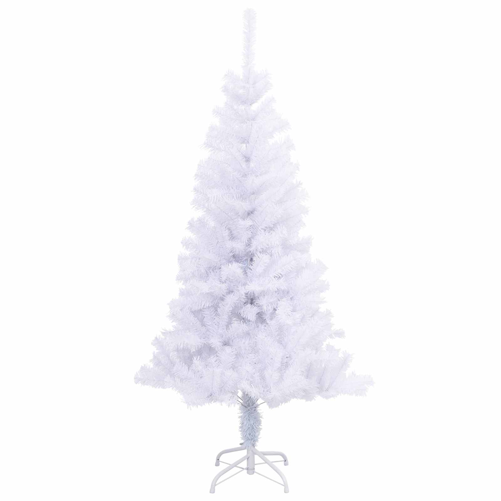 Umjetno božićno drvce s stalakom Bijelo 120 cm PVC i čelik