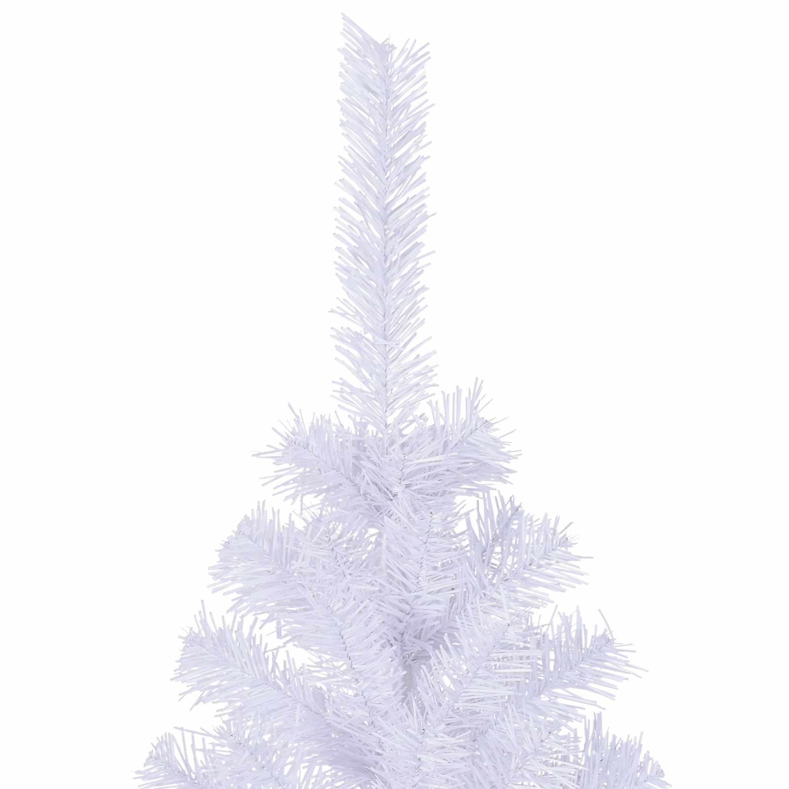 Umjetno božićno drvce s stalakom Bijelo 240 cm PVC i čelik