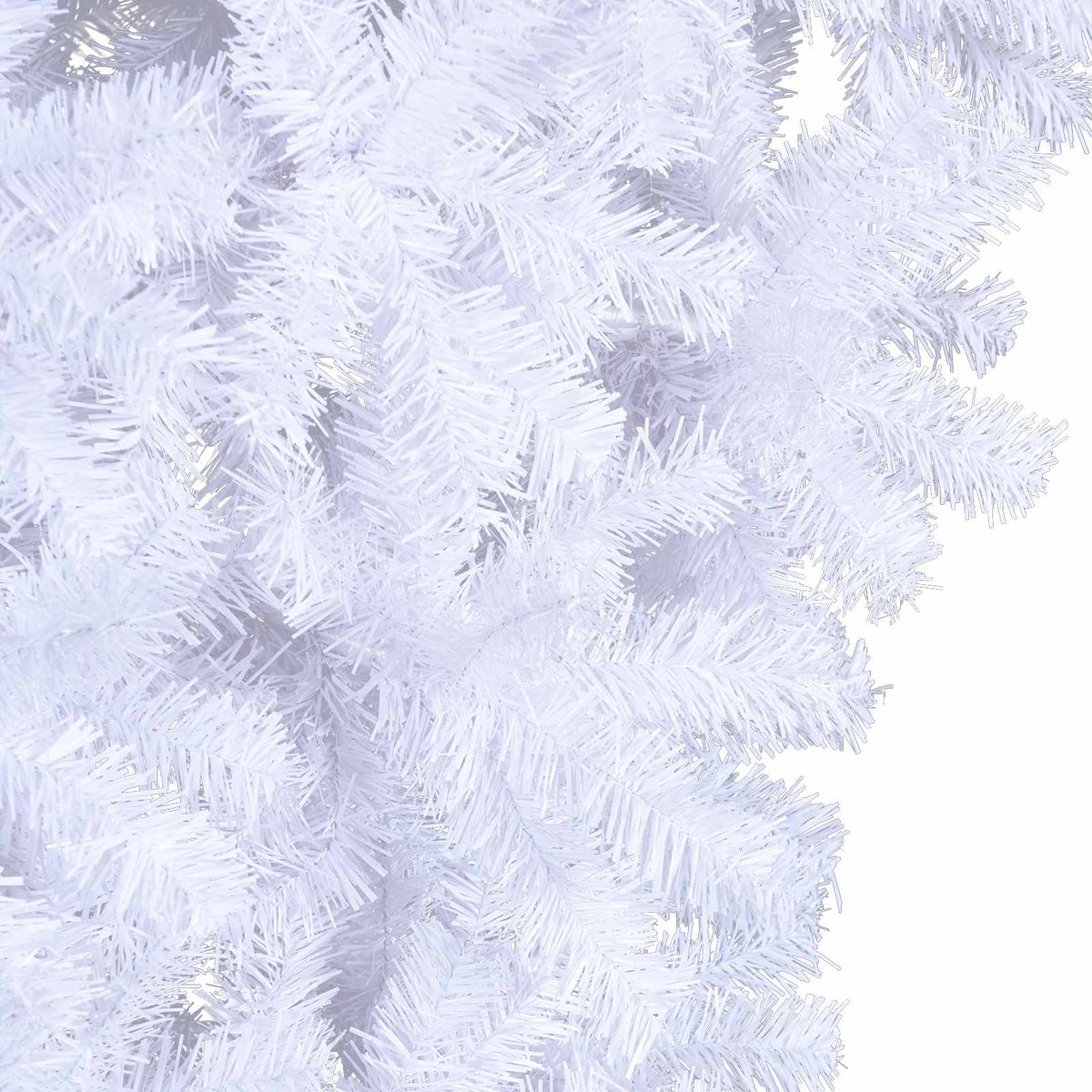 Umjetno božićno drvce s stalakom Bijelo 120 cm PVC i čelik