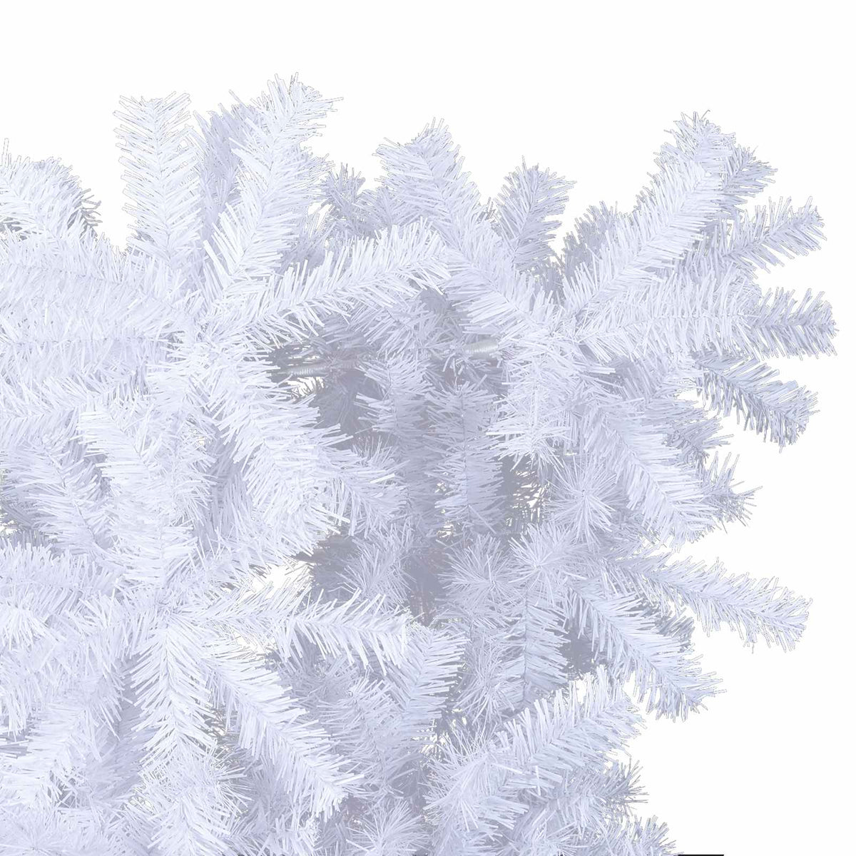 Umjetno božićno drvce s stalakom Bijelo 120 cm PVC i čelik