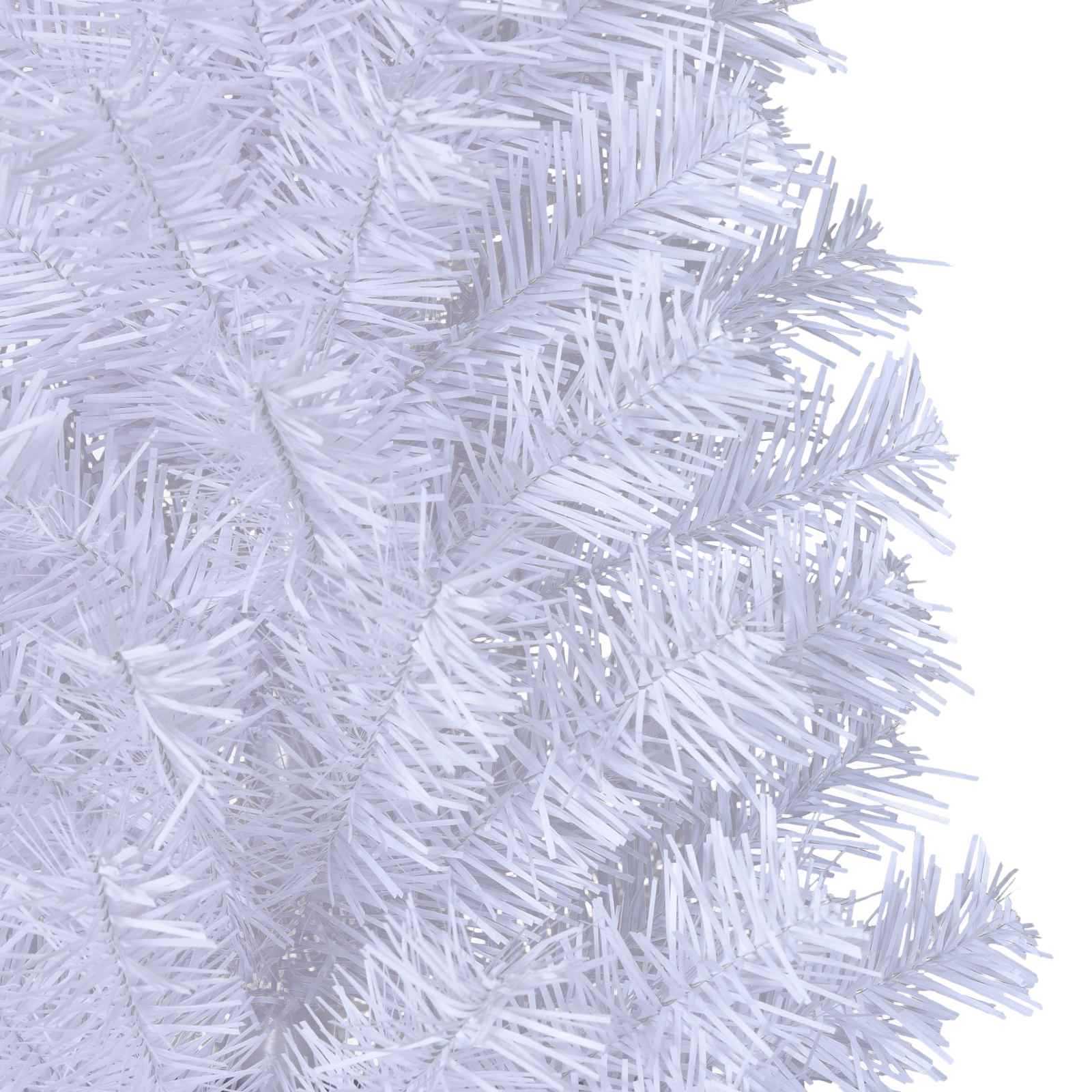 Umjetno božićno drvce s stalakom Bijelo 150 cm PVC i čelik