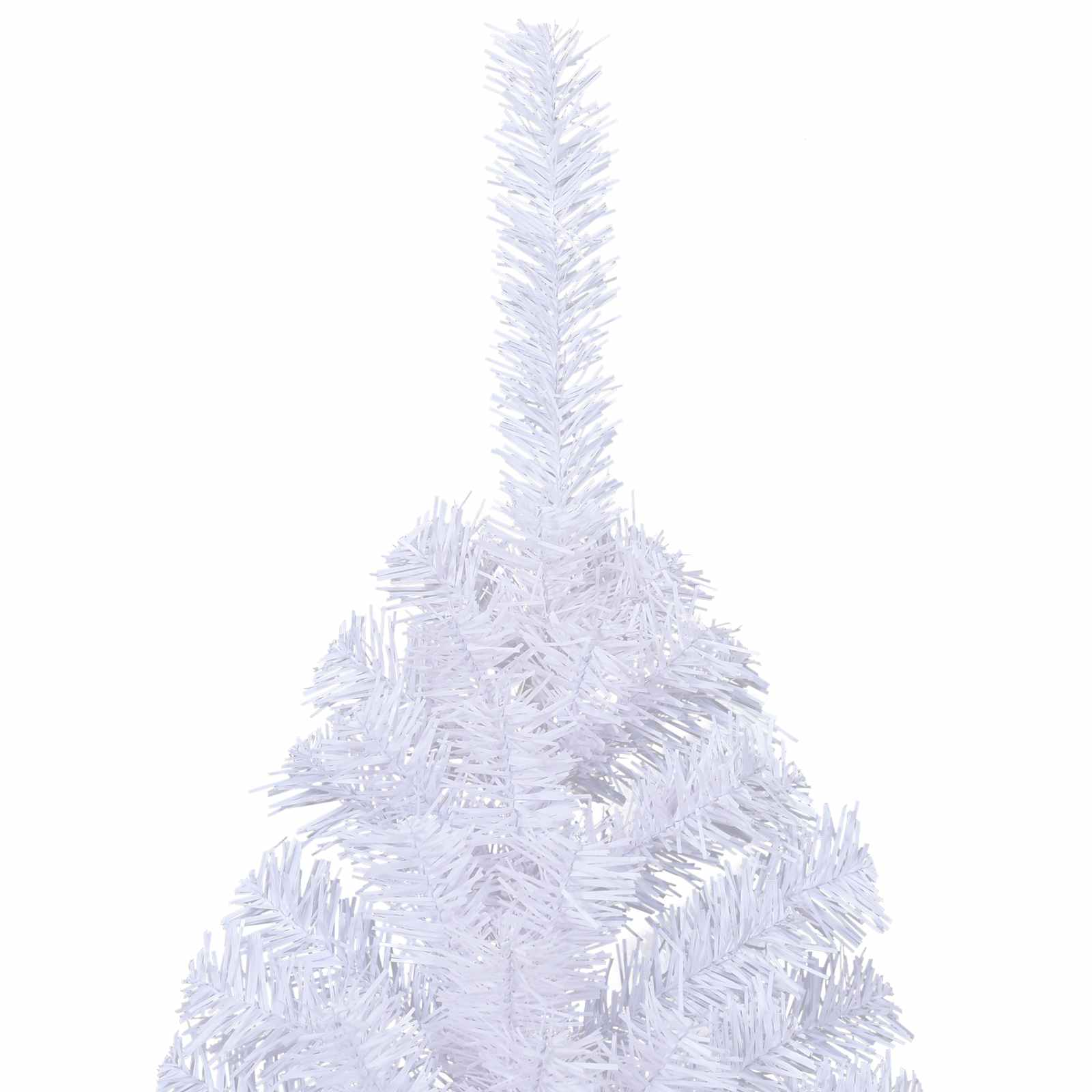 Umjetno božićno drvce s stalakom Bijelo 240 cm PVC i čelik