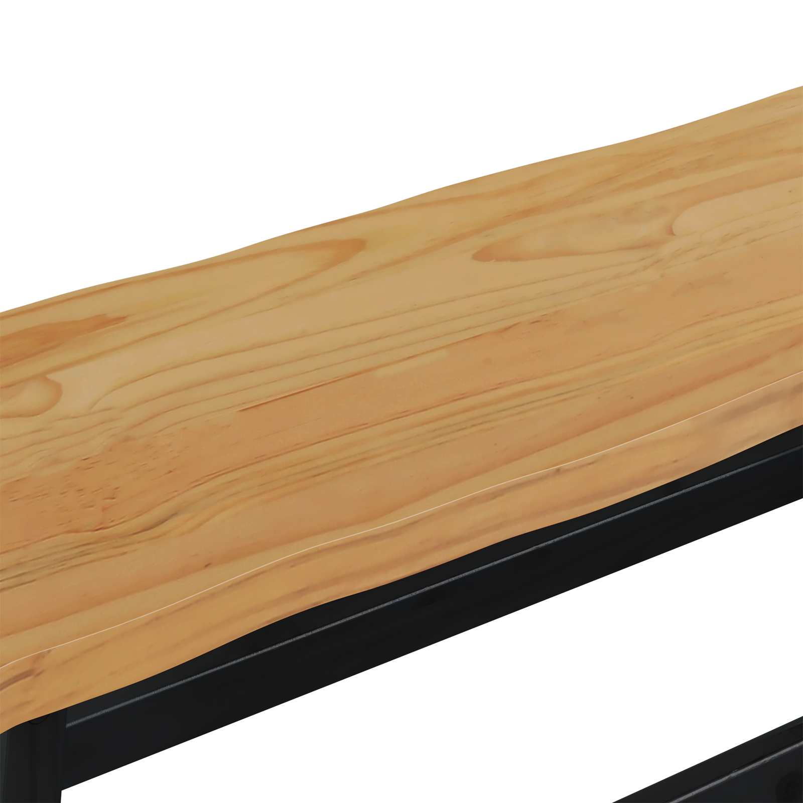 Klupa za blagovanje EKAI Crna 91,5 x 29 x 45,5 cm