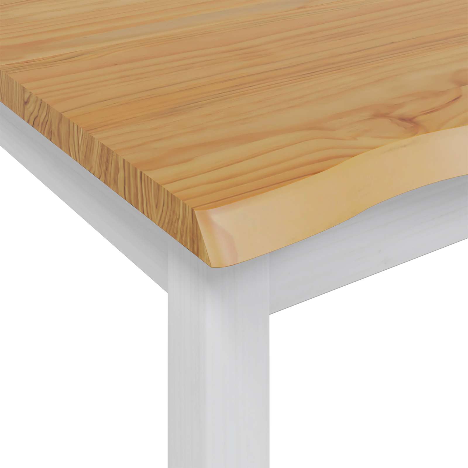 Visoki Bar Sto EKAI Bijela 112 x 70 x 91 cm Masivna borovina
