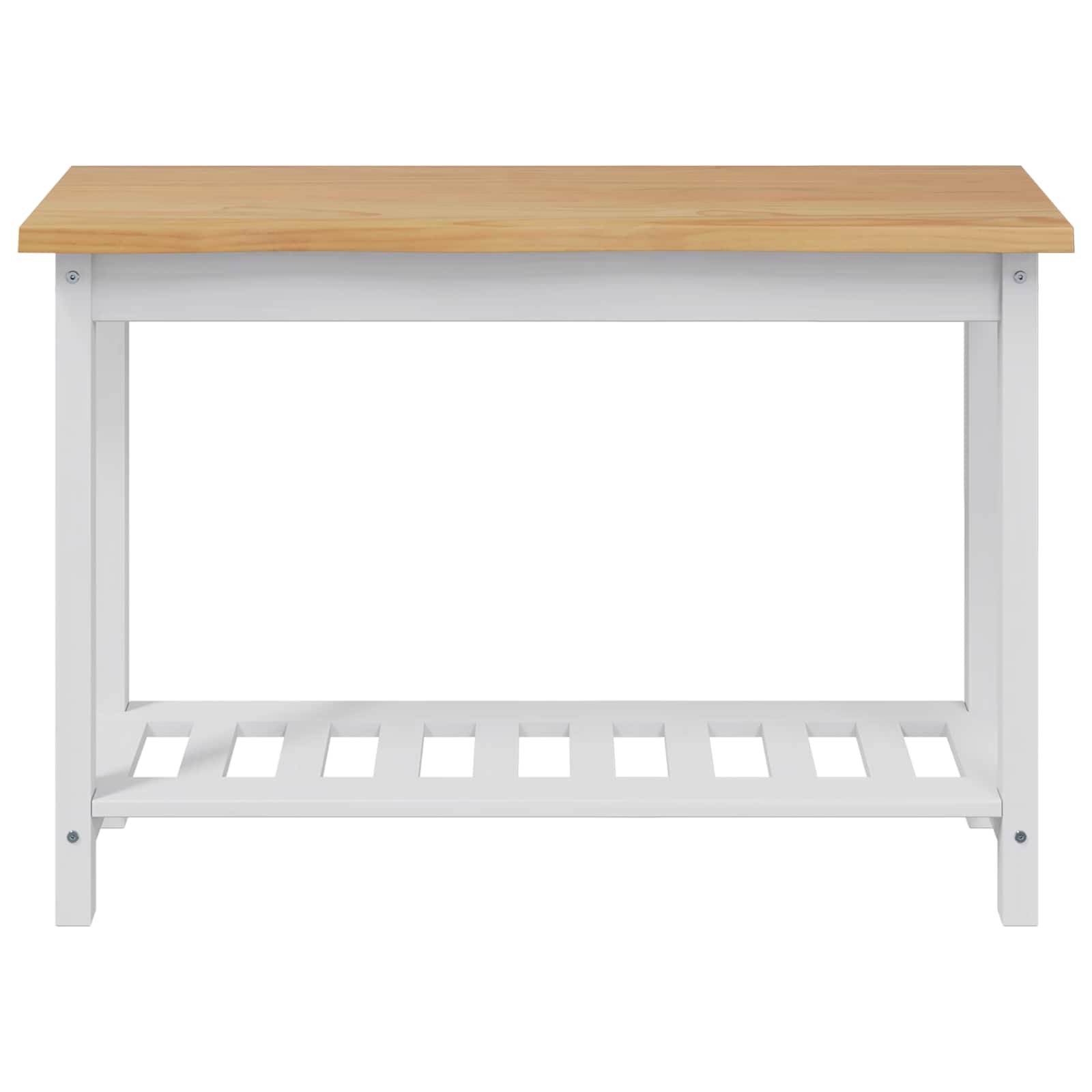 Konzolna stolica EKAI Bijela 112 x 35 x 76 cm Masivna borovina