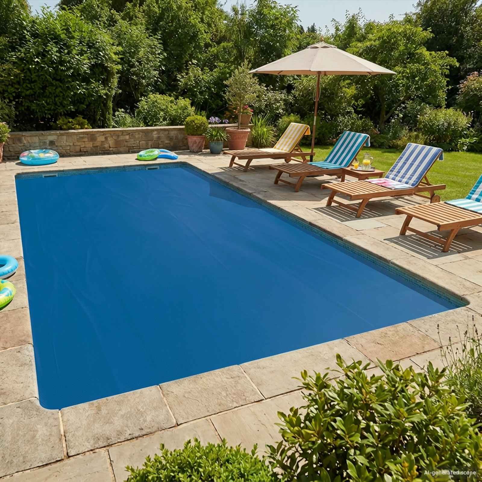 Solarna pokrivača za bazen teške kvalitete 260 x 160 cm 200 μm