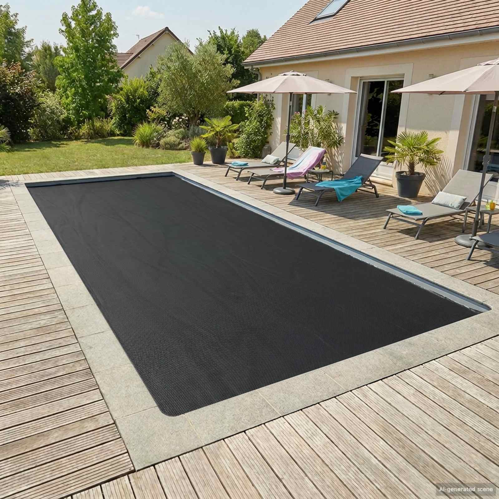 Solarni pokrivač za bazen 800 x 400 cm 110 μm Četvrtasti PE