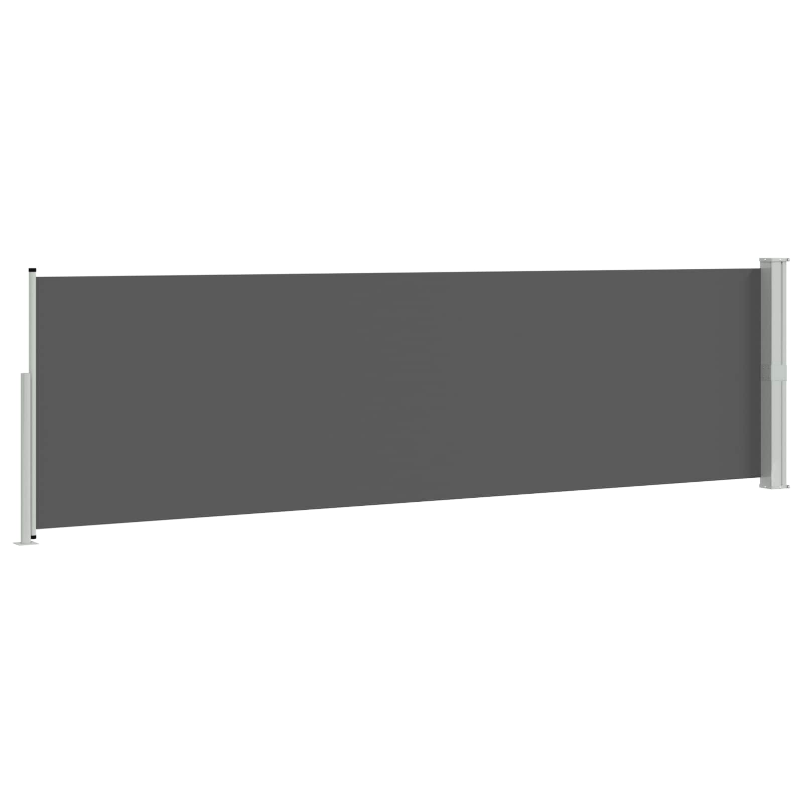 Retraktabilna bočna tende Antracit 500 x 117 cm Poliester