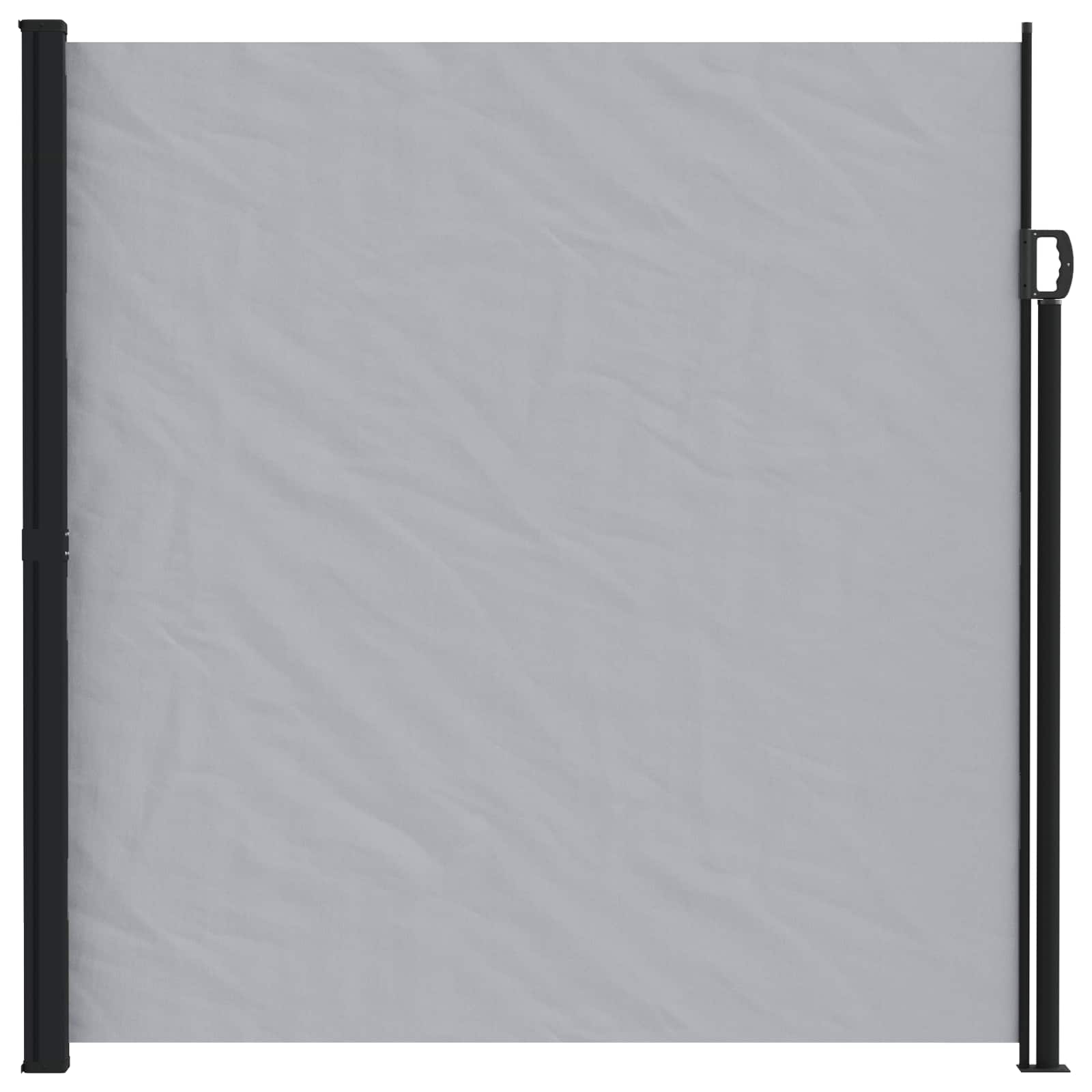 Retraktabilna bočna tende Siva 600 x 180 cm Poliester